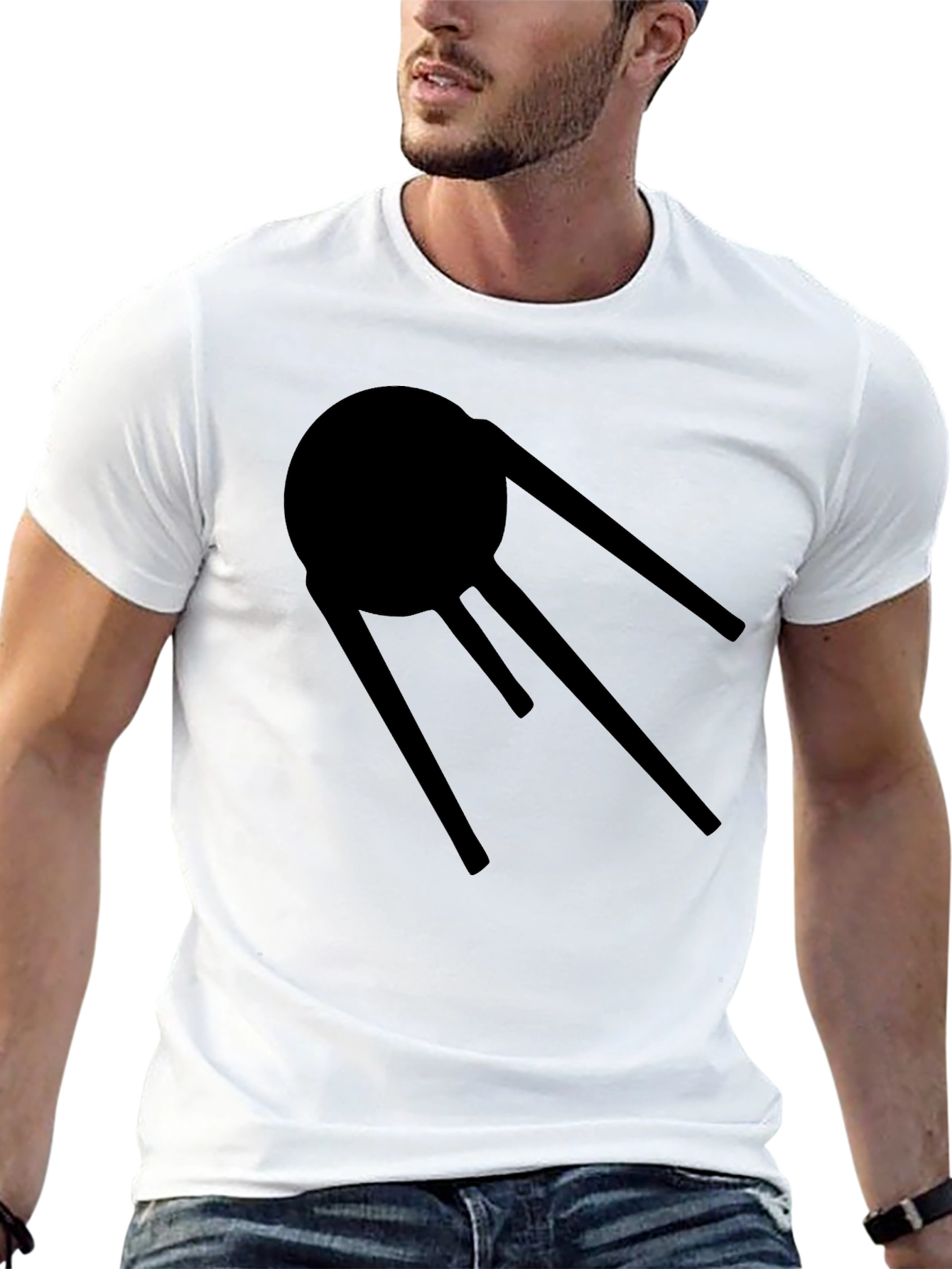 Retro Sputnik T-Shirt - Classic Space Age Design