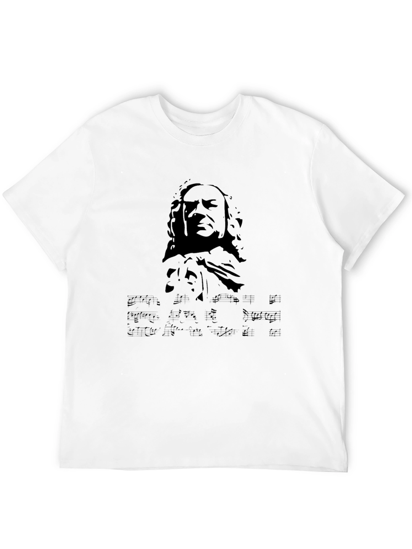 Musician Graphic Print Black Tee