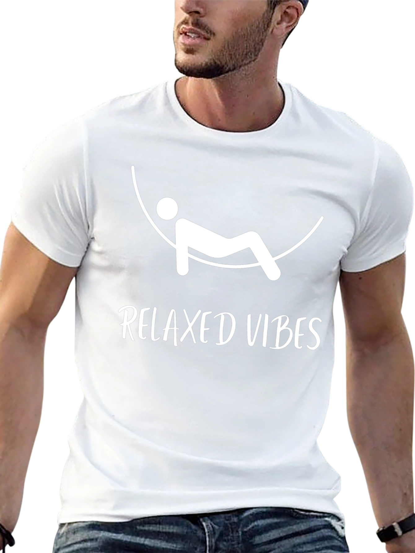 Relaxed Vibes Graphic Tee - Casual Comfort