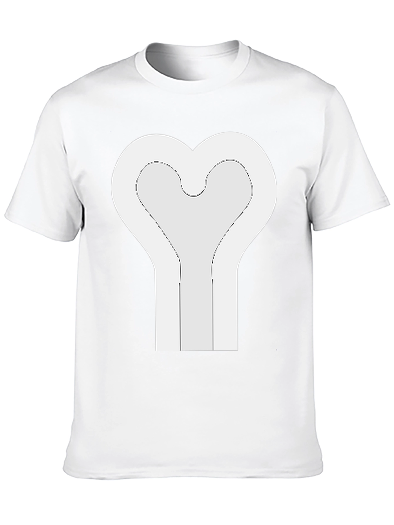 Heart Bone Graphic Tee - Unique Design