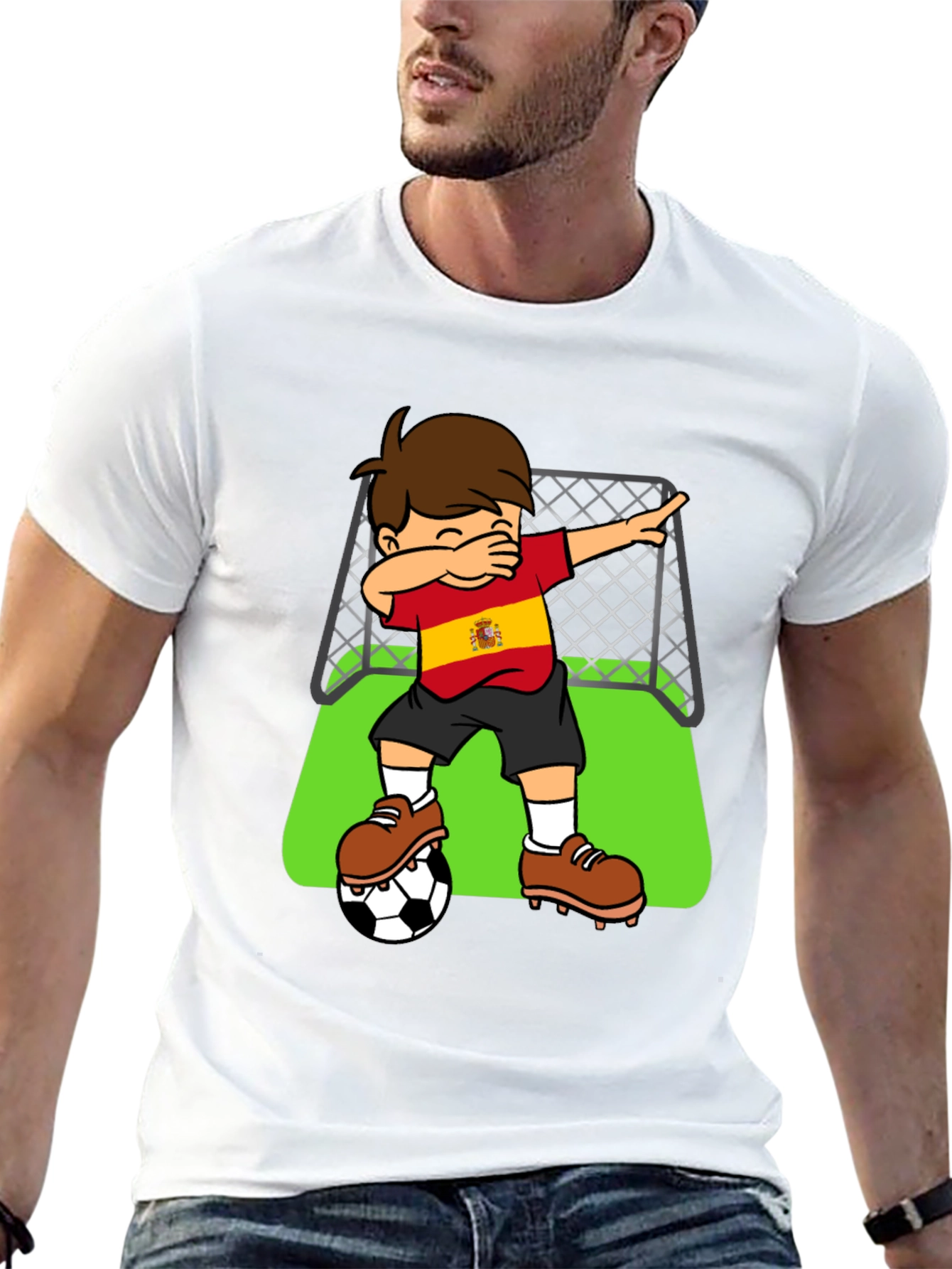 Spain Soccer Dab T-Shirt