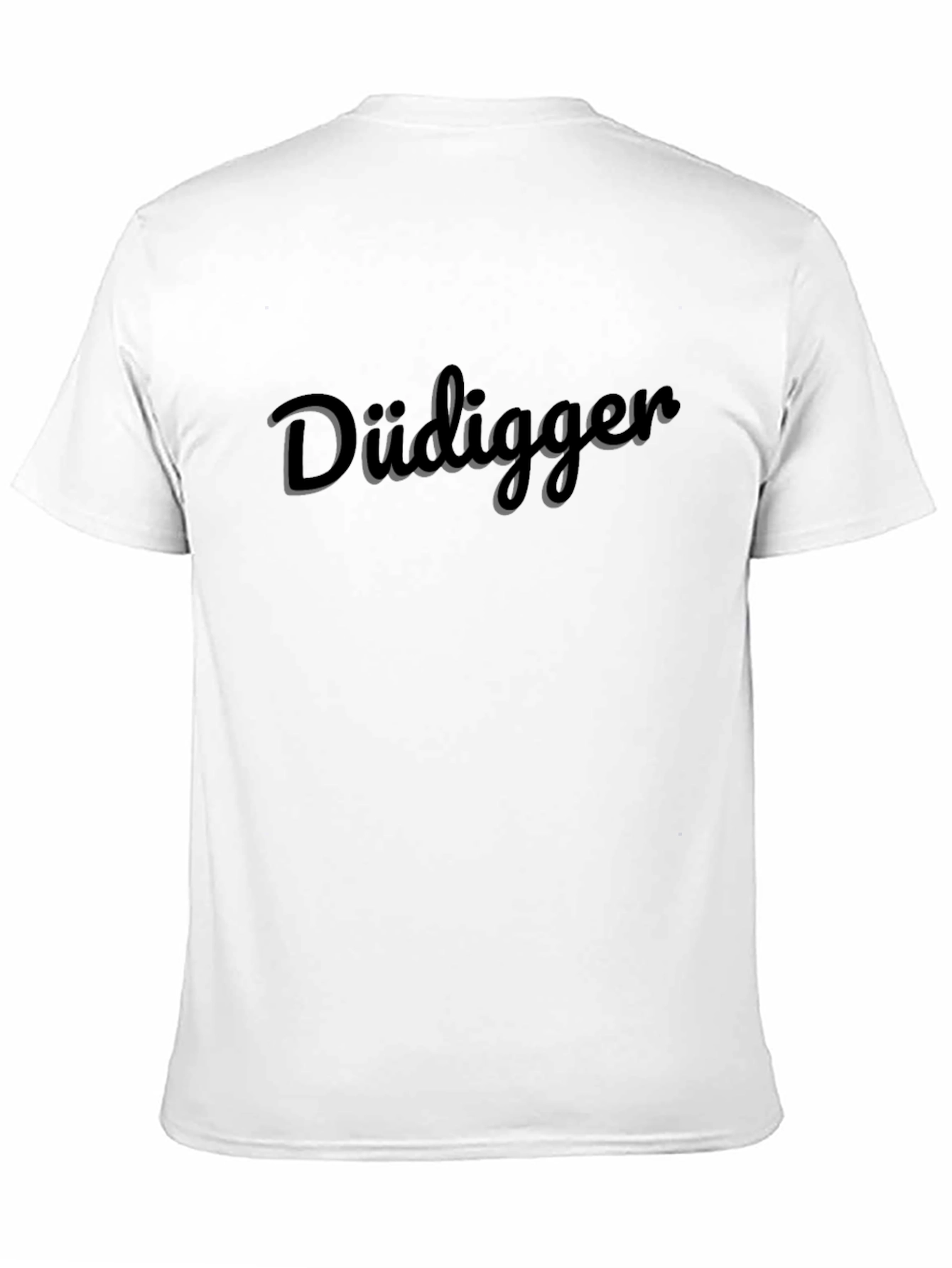 Düdigger Graphic Tee - Stylish Black T-Shirt