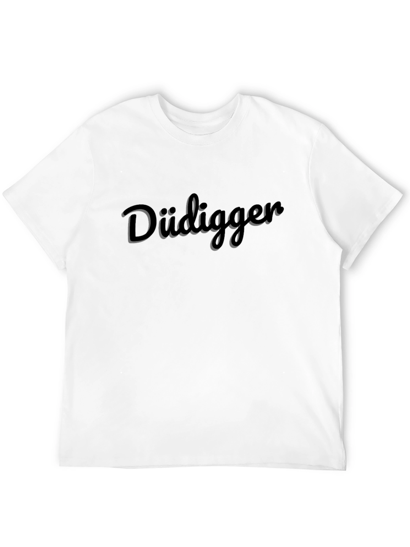 Düdigger Graphic Tee - Stylish Black T-Shirt