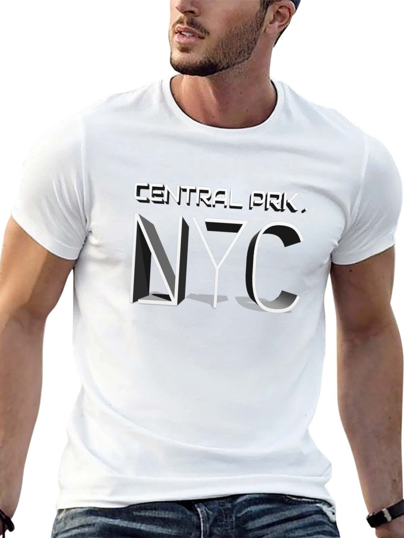 Central Park NYC Graphic Tee - Black