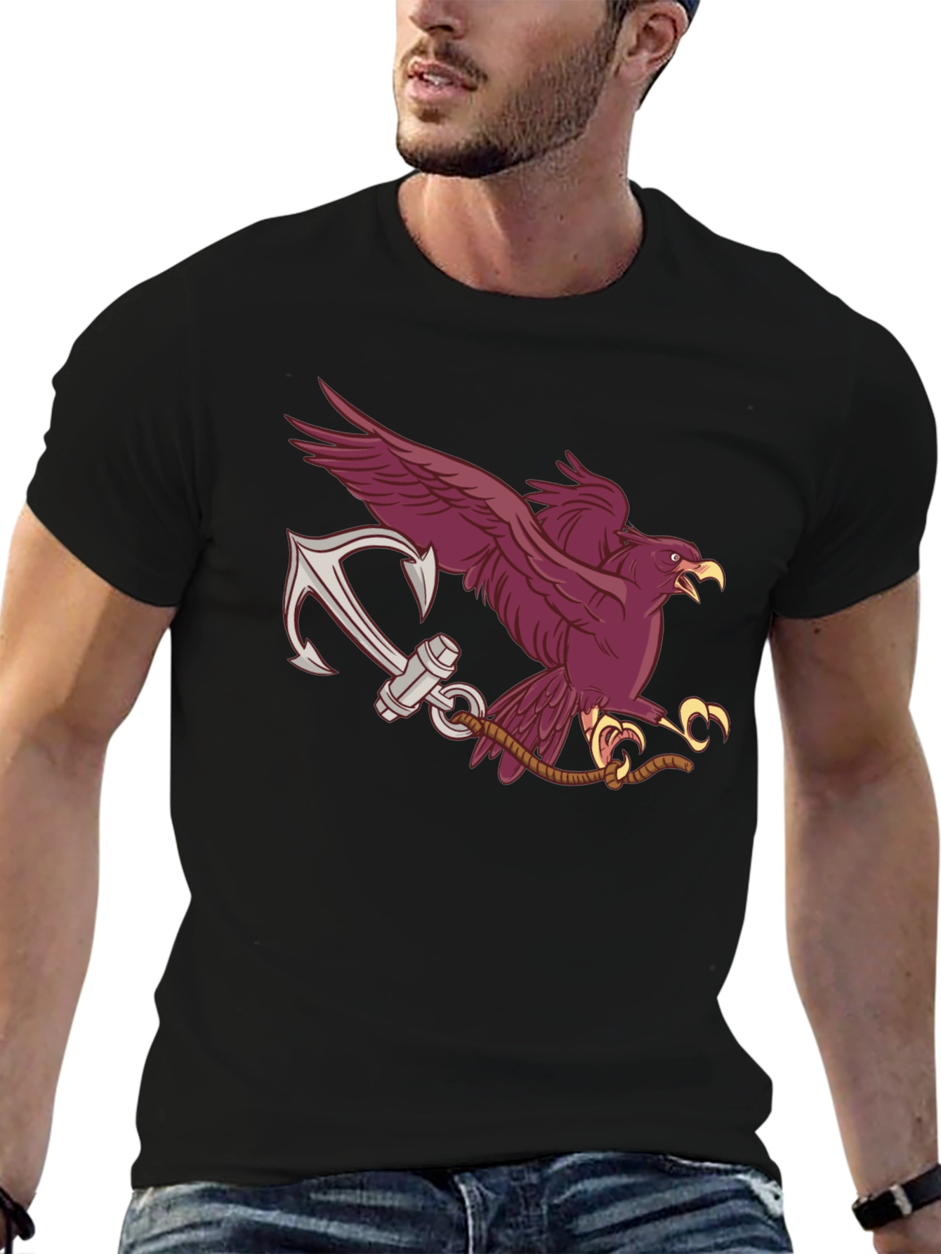 Eagle and Anchor Graphic Tee