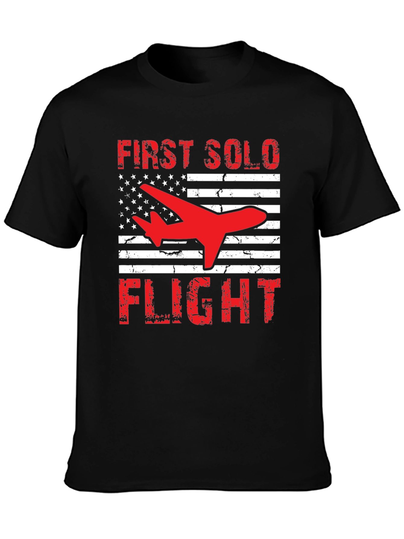 First Solo Flight Patriotic T-Shirt