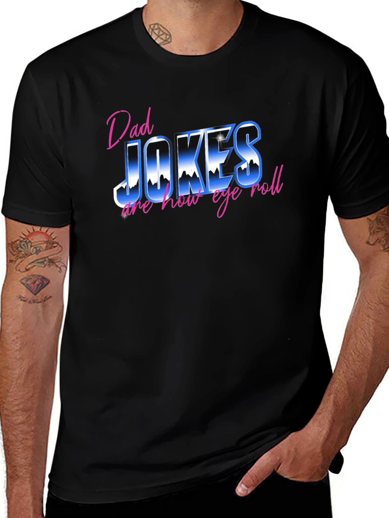 Dad Jokes T-Shirt - Eye Roll Edition