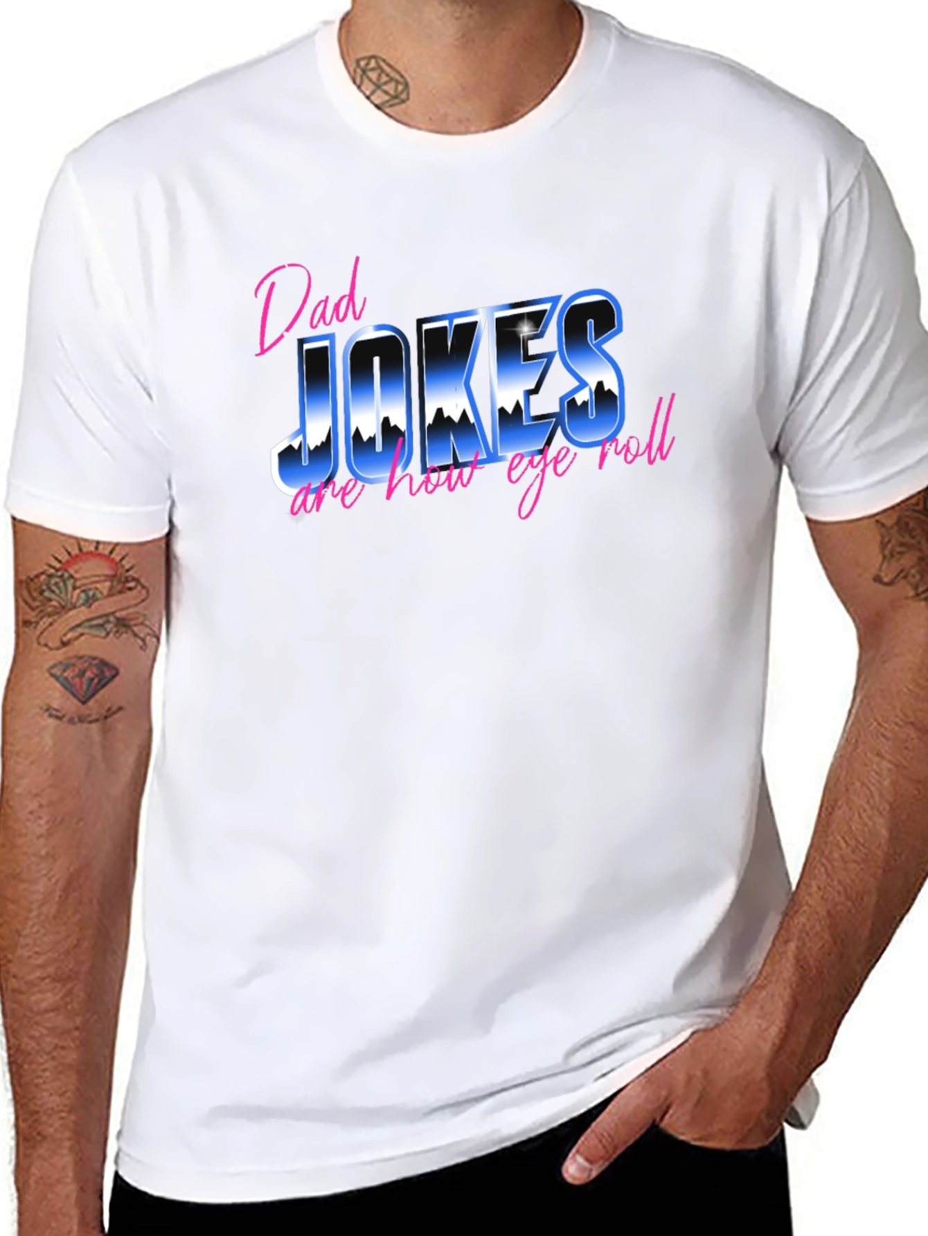Dad Jokes T-Shirt - Eye Roll Edition
