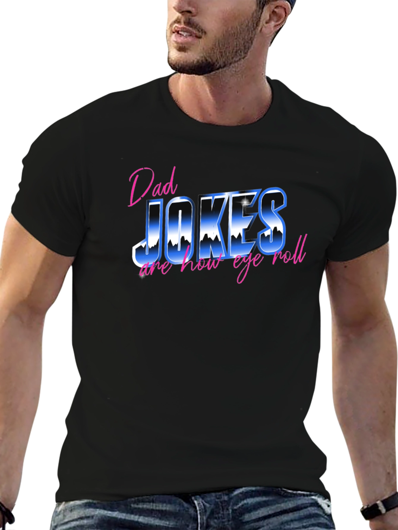 Dad Jokes T-Shirt - Eye Roll Edition