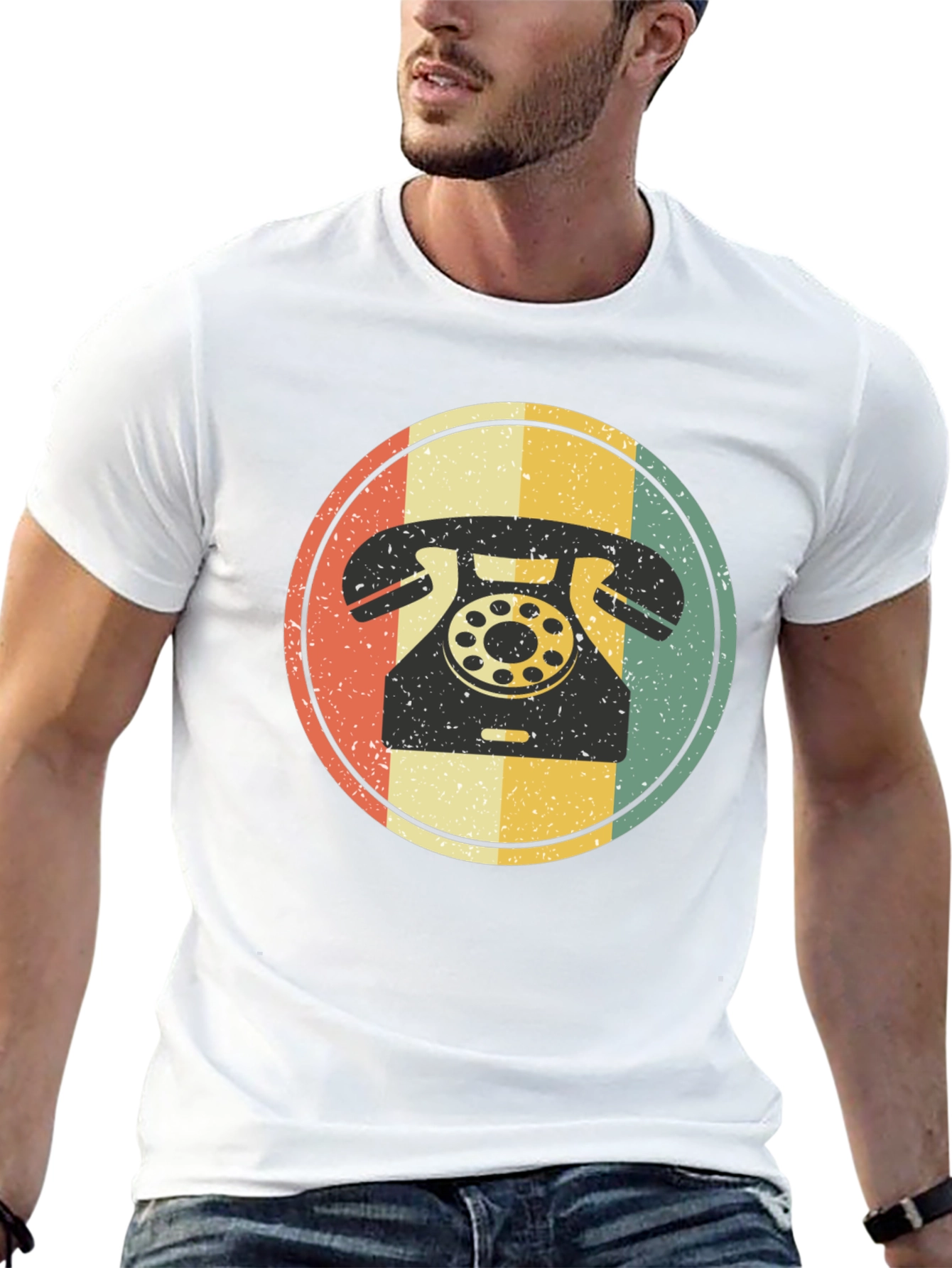 Retro Rotary Phone Graphic Tee
