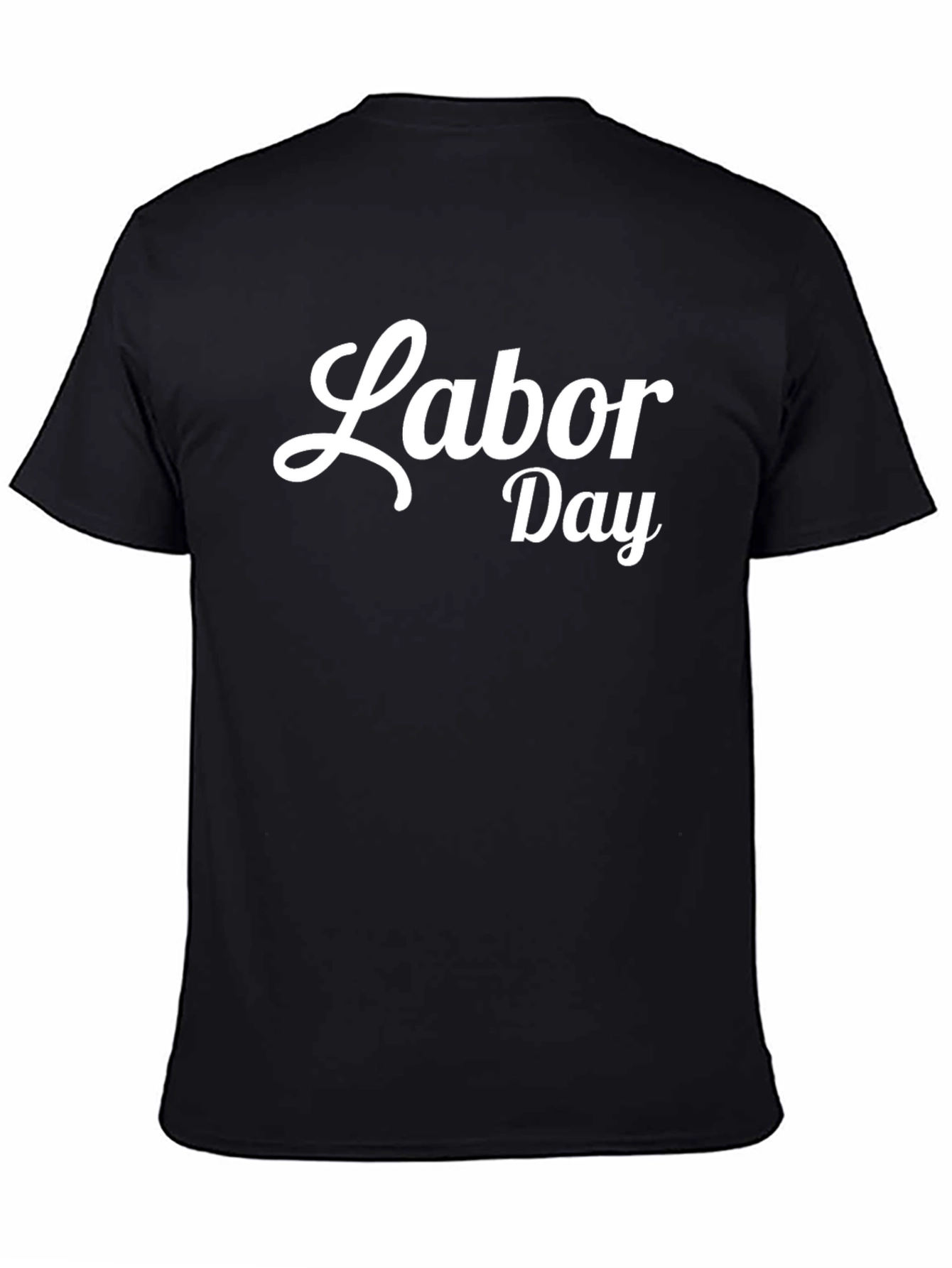 Labor Day T-Shirt - Black Casual Tee