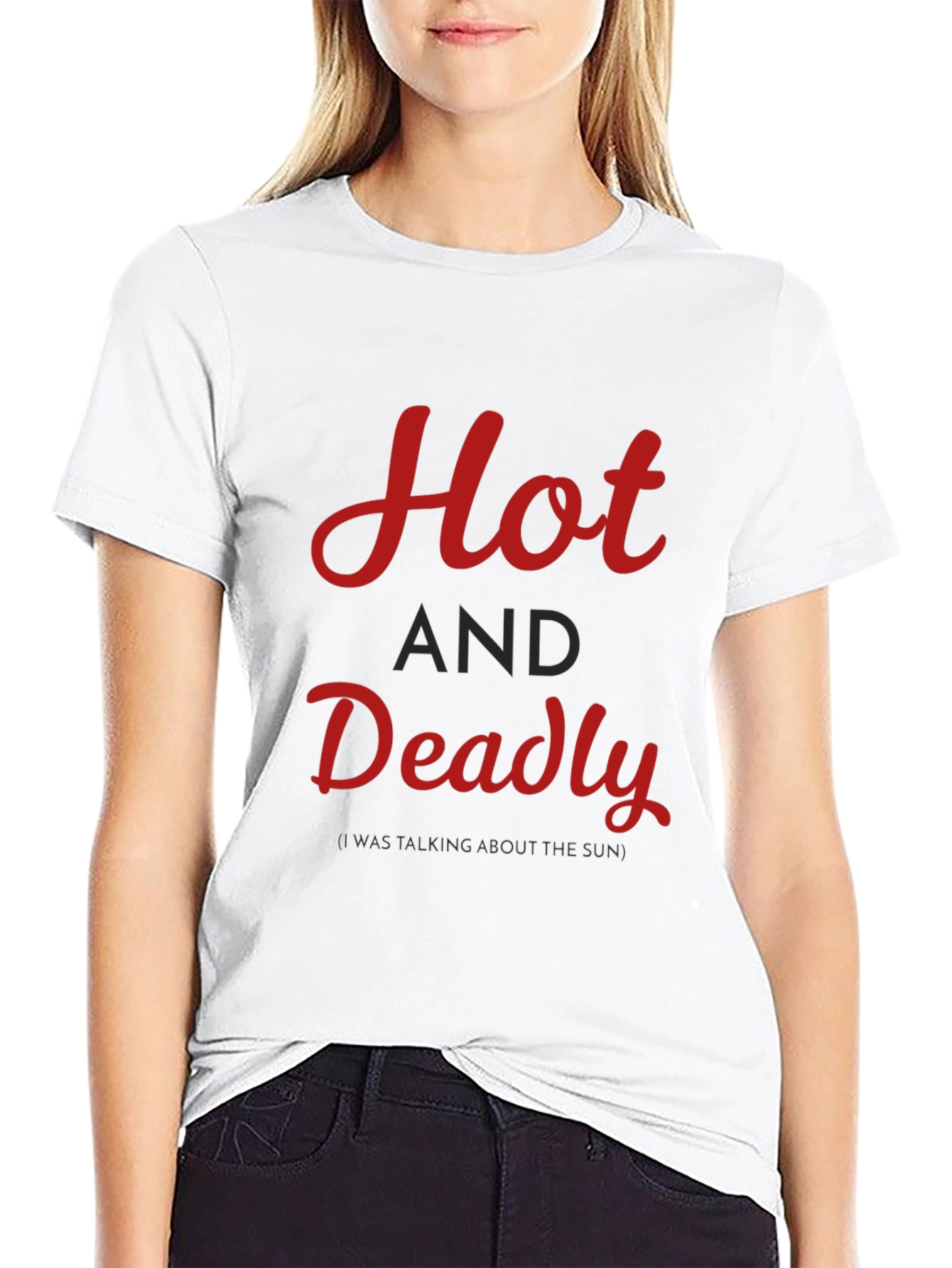 Hot and Deadly Graphic T-Shirt - Casual Style