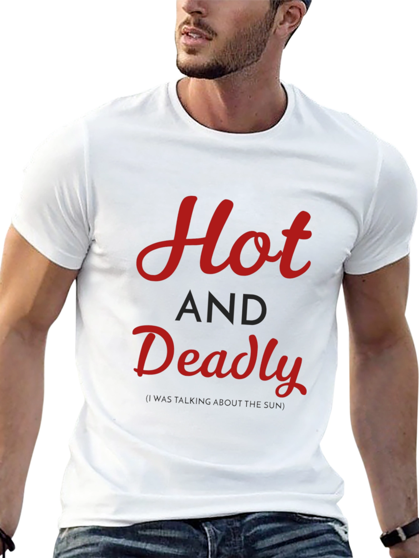 Hot and Deadly Graphic T-Shirt - Casual Style