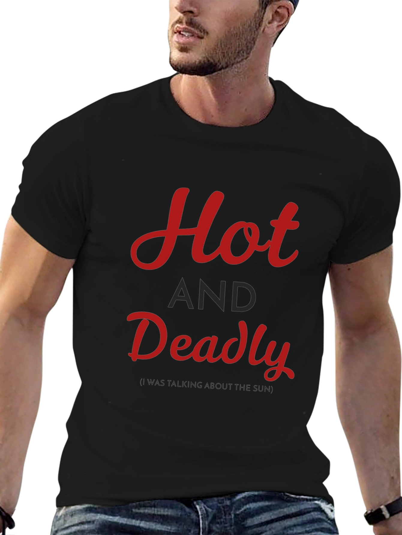 Hot and Deadly Graphic T-Shirt - Casual Style