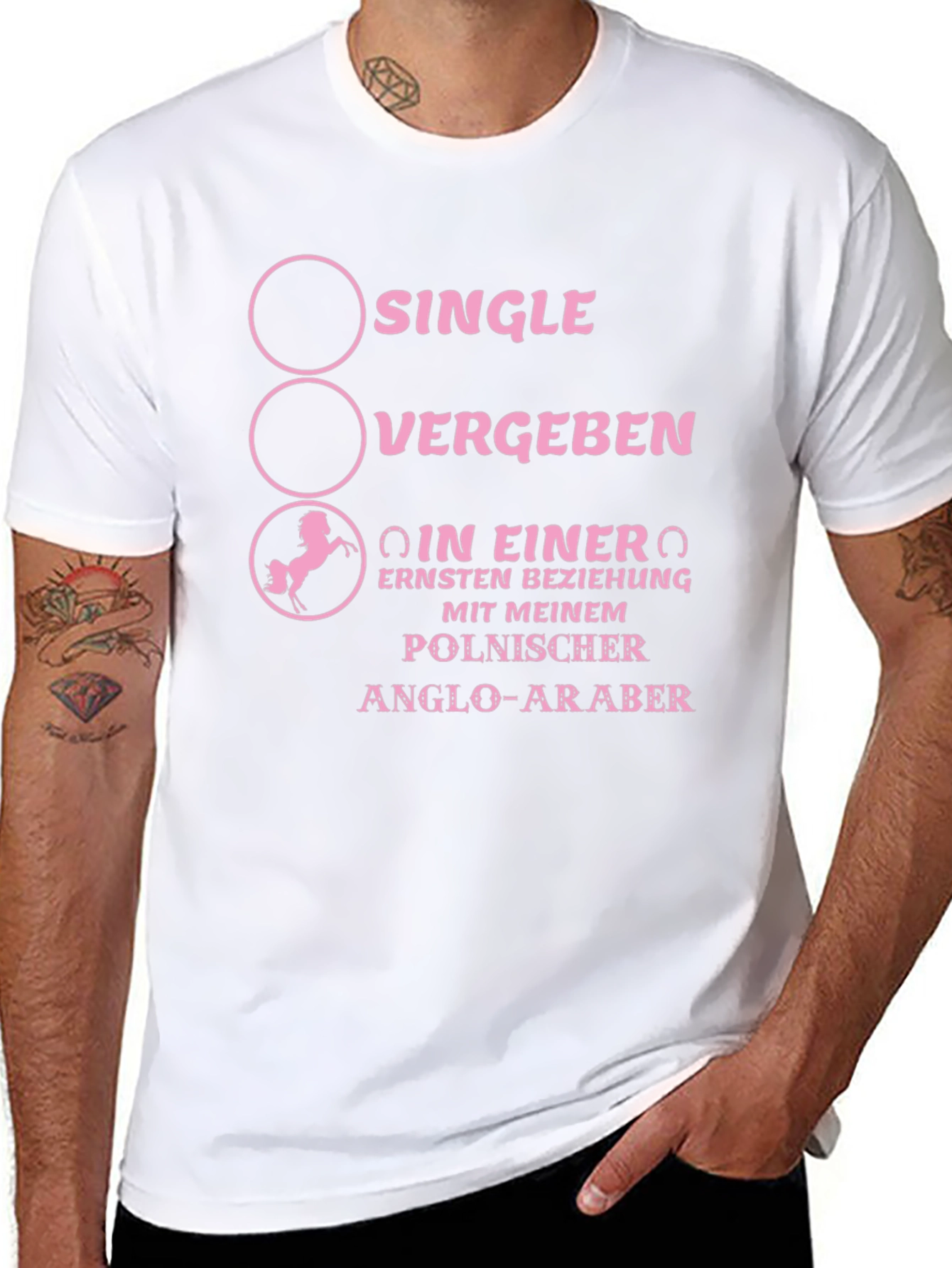 Funny Horse Relationship Status T-Shirt