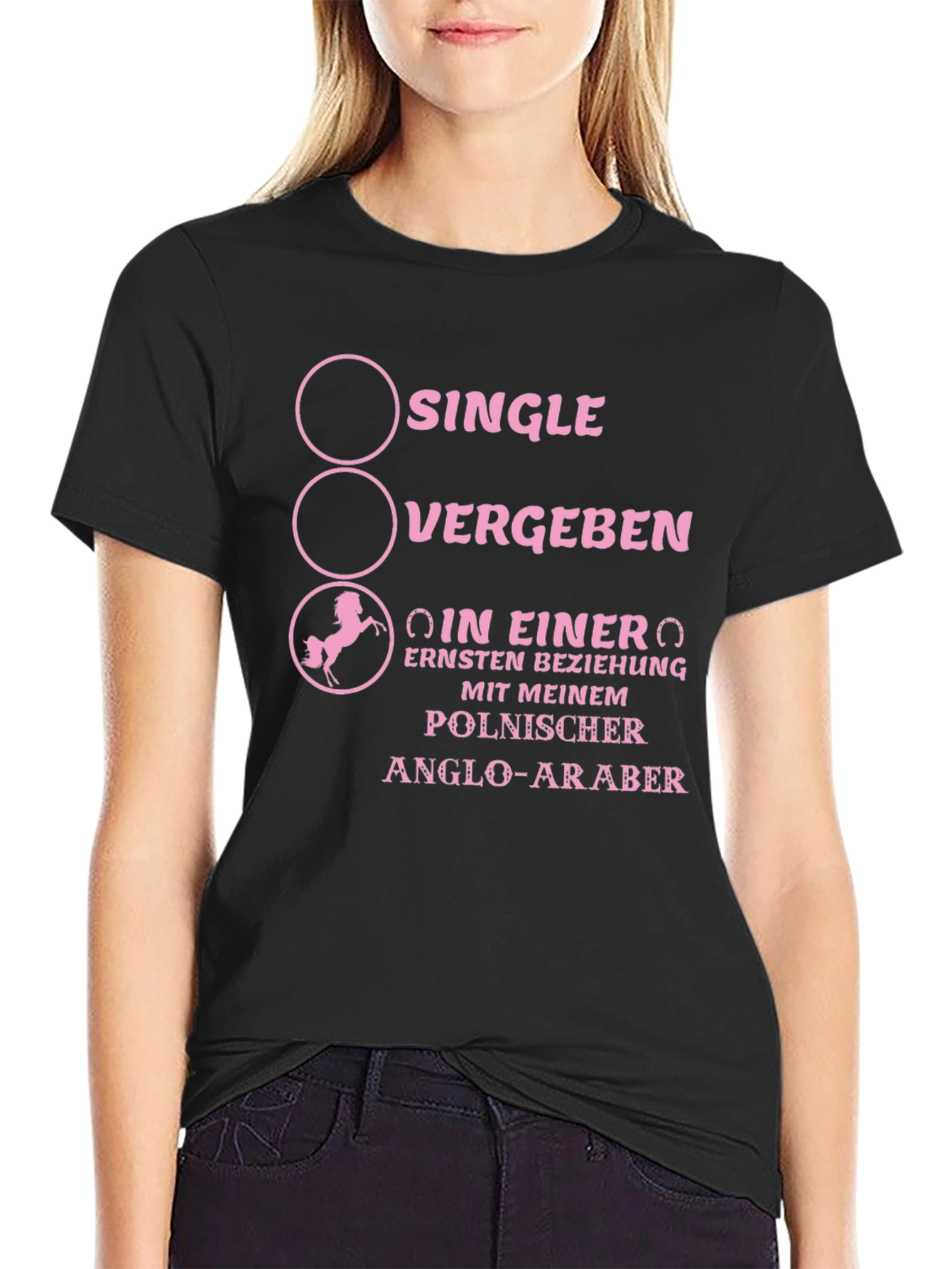 Funny Horse Relationship Status T-Shirt