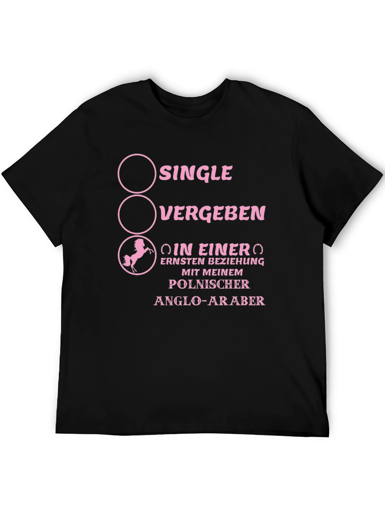 Funny Horse Relationship Status T-Shirt