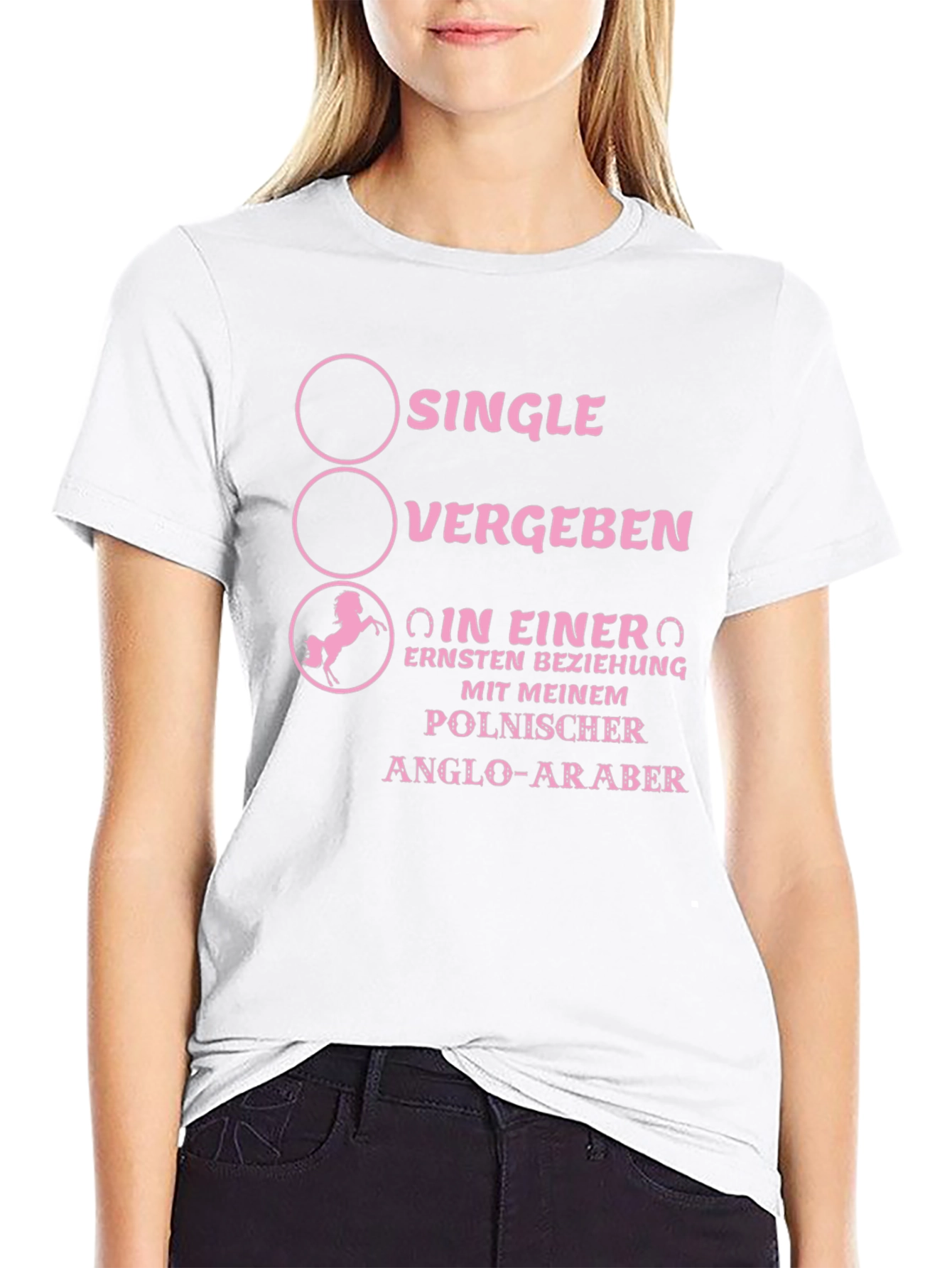 Funny Horse Relationship Status T-Shirt