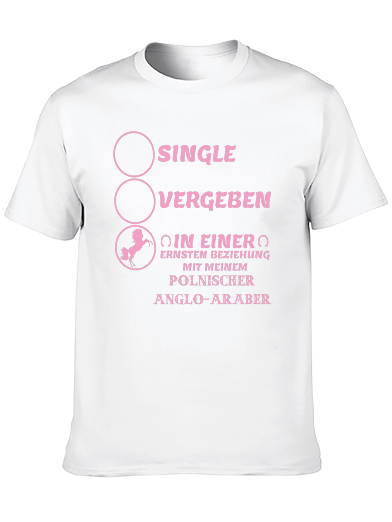Funny Horse Relationship Status T-Shirt