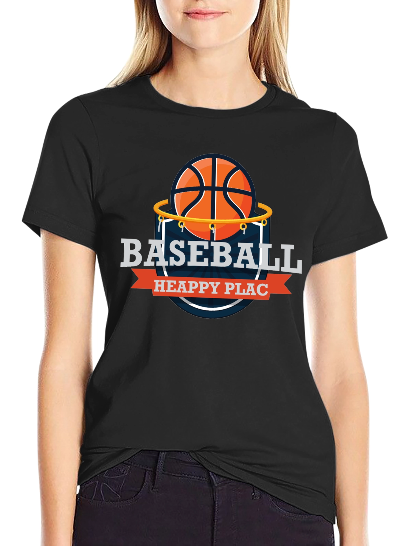 Basketball Heappy Plac T-Shirt