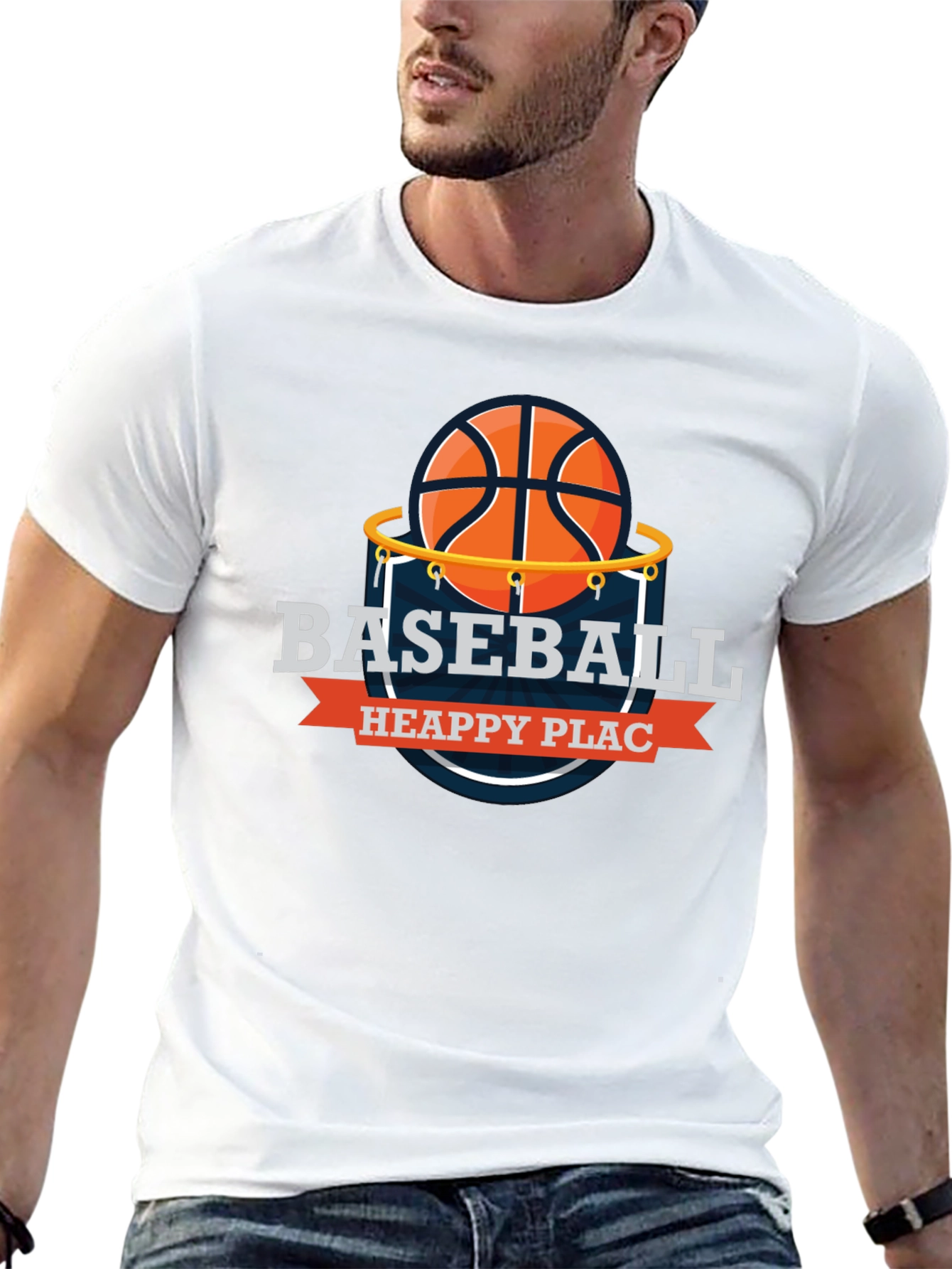 Basketball Heappy Plac T-Shirt