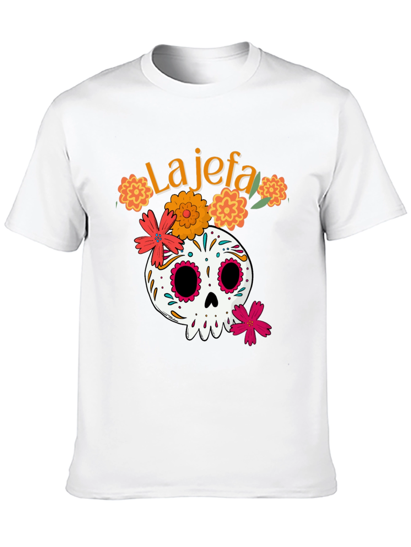 La Jefa Skull T-Shirt - Day of the Dead