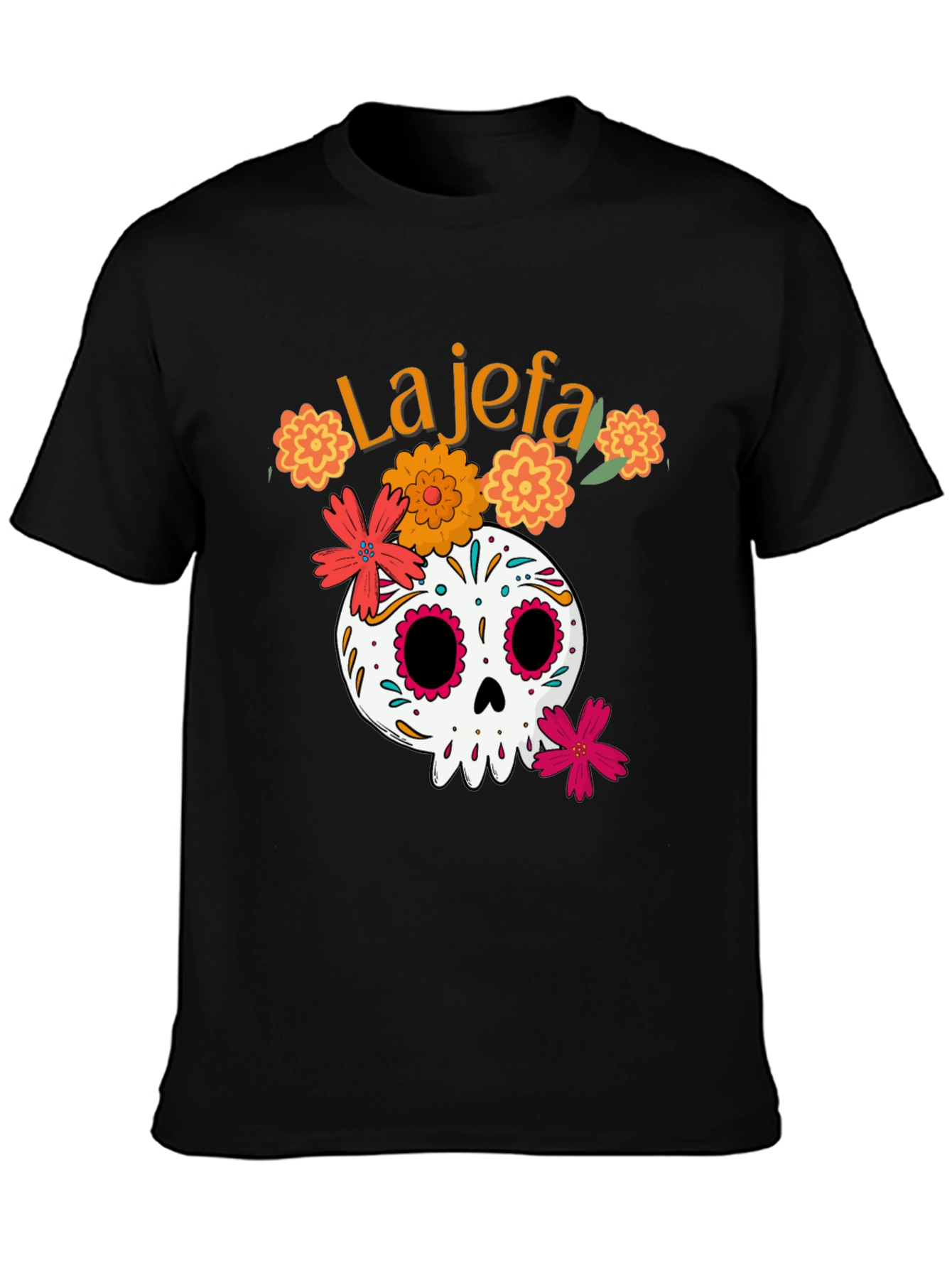 La Jefa Skull T-Shirt - Day of the Dead