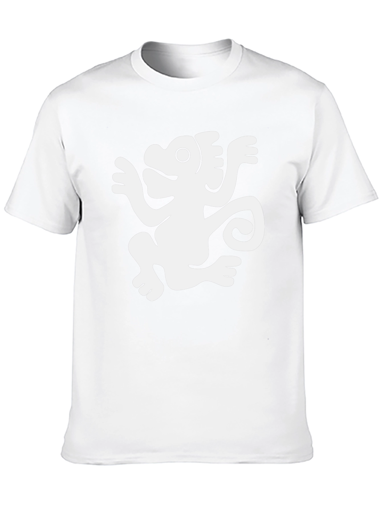 Aztec Monkey Graphic T-Shirt - Black