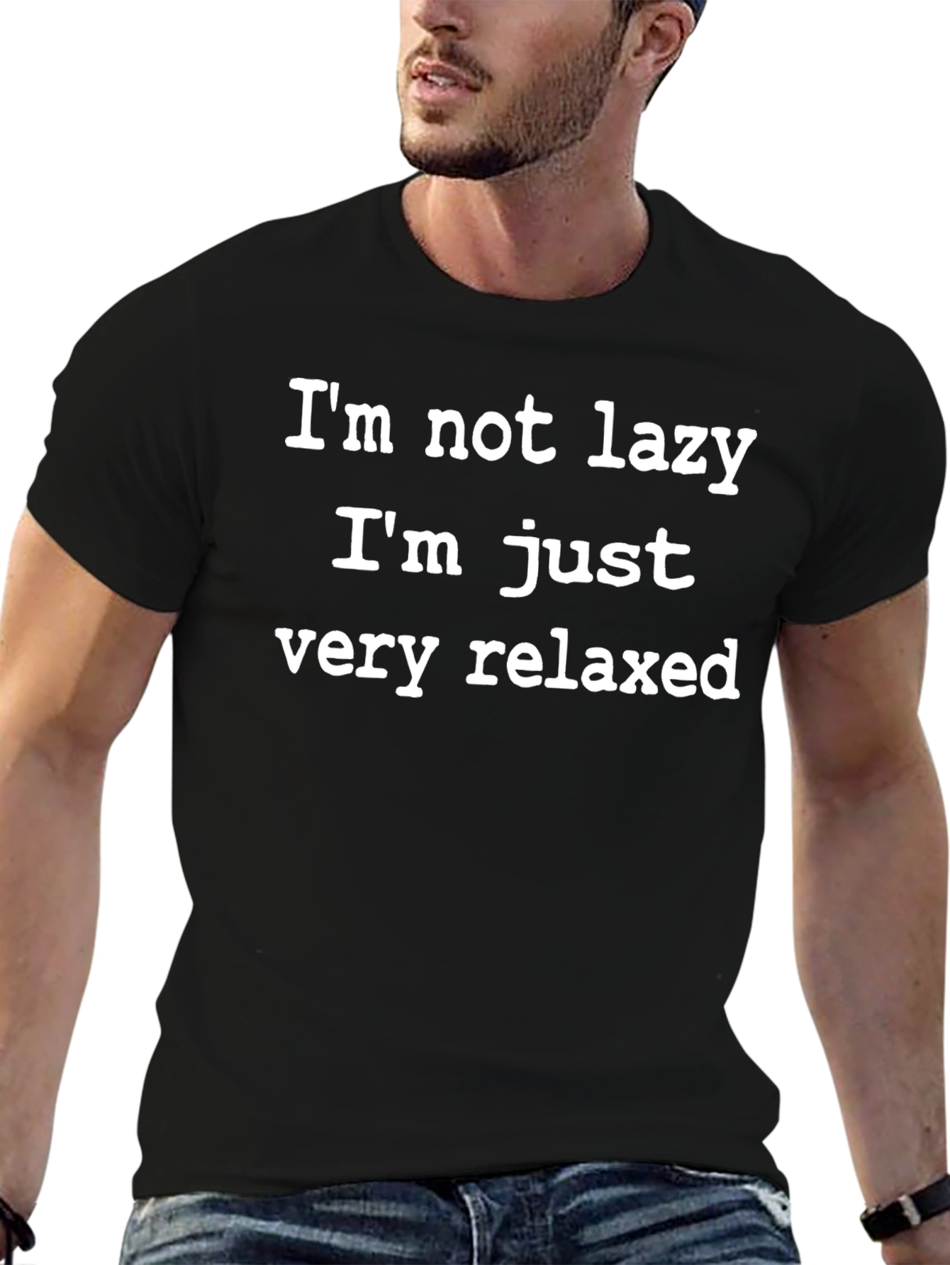 Relaxed State of Mind Funny Graphic T-Shirt