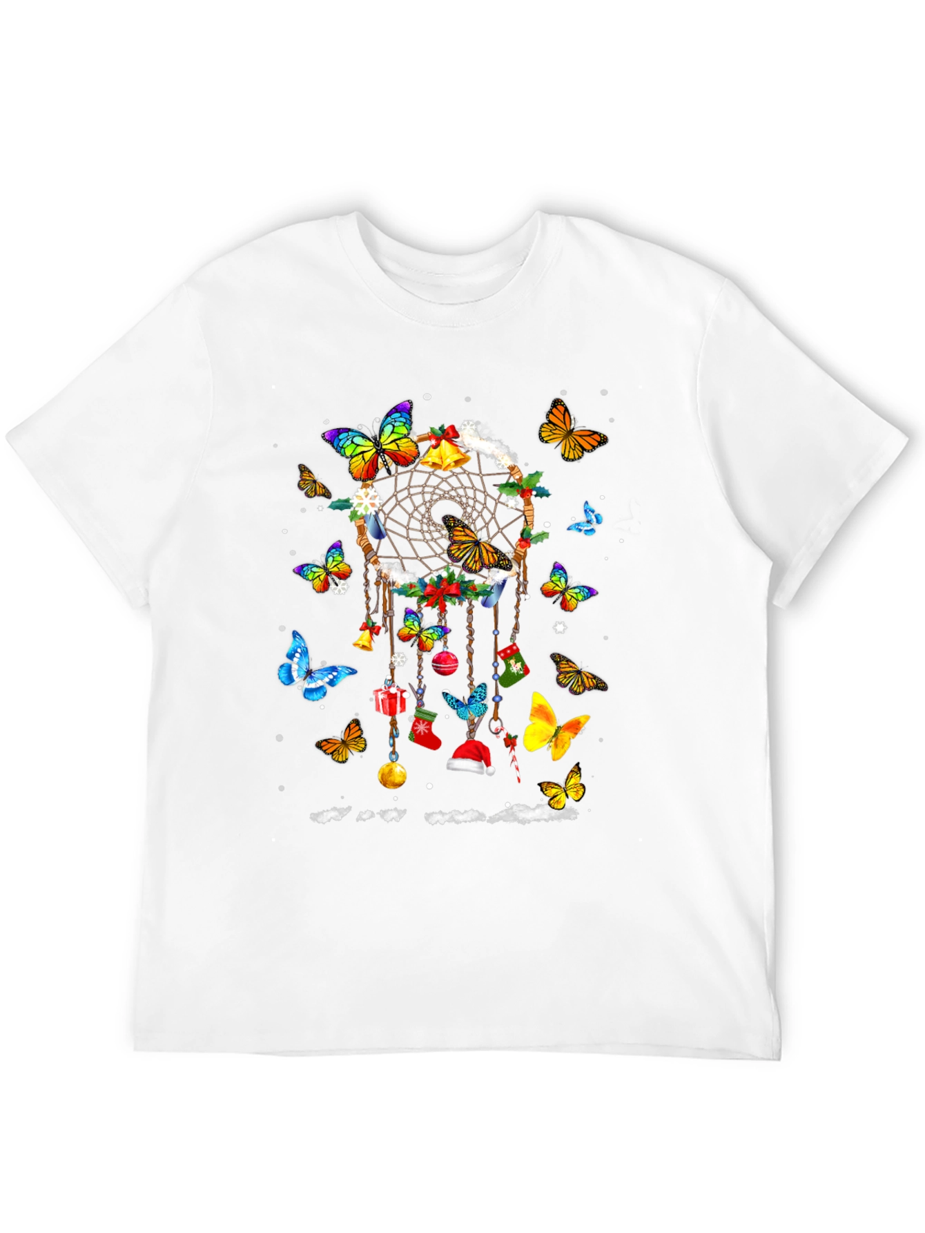 Butterfly Dreamcatcher Christmas Graphic Tee
