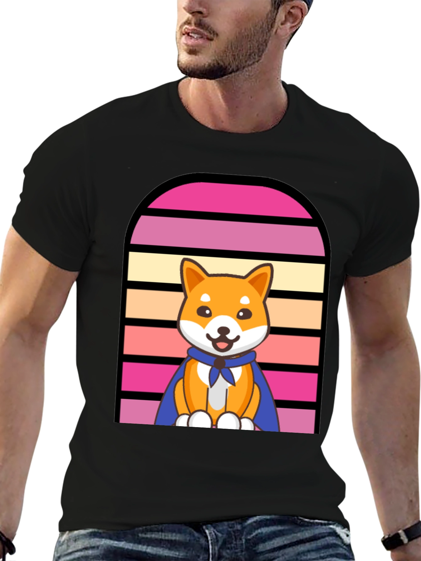 Retro Doge T-Shirt - Cool Comic Style Tee