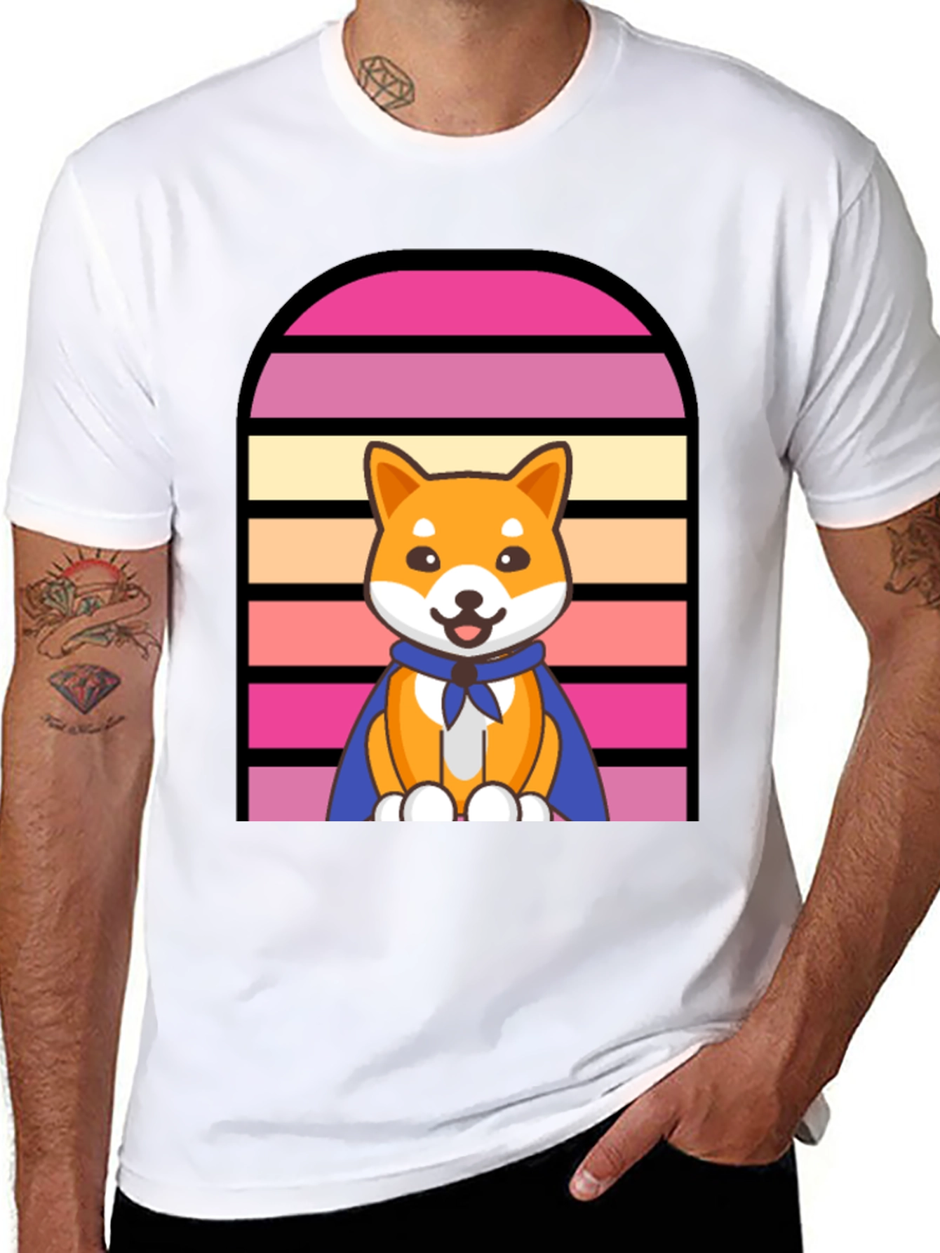 Retro Doge T-Shirt - Cool Comic Style Tee