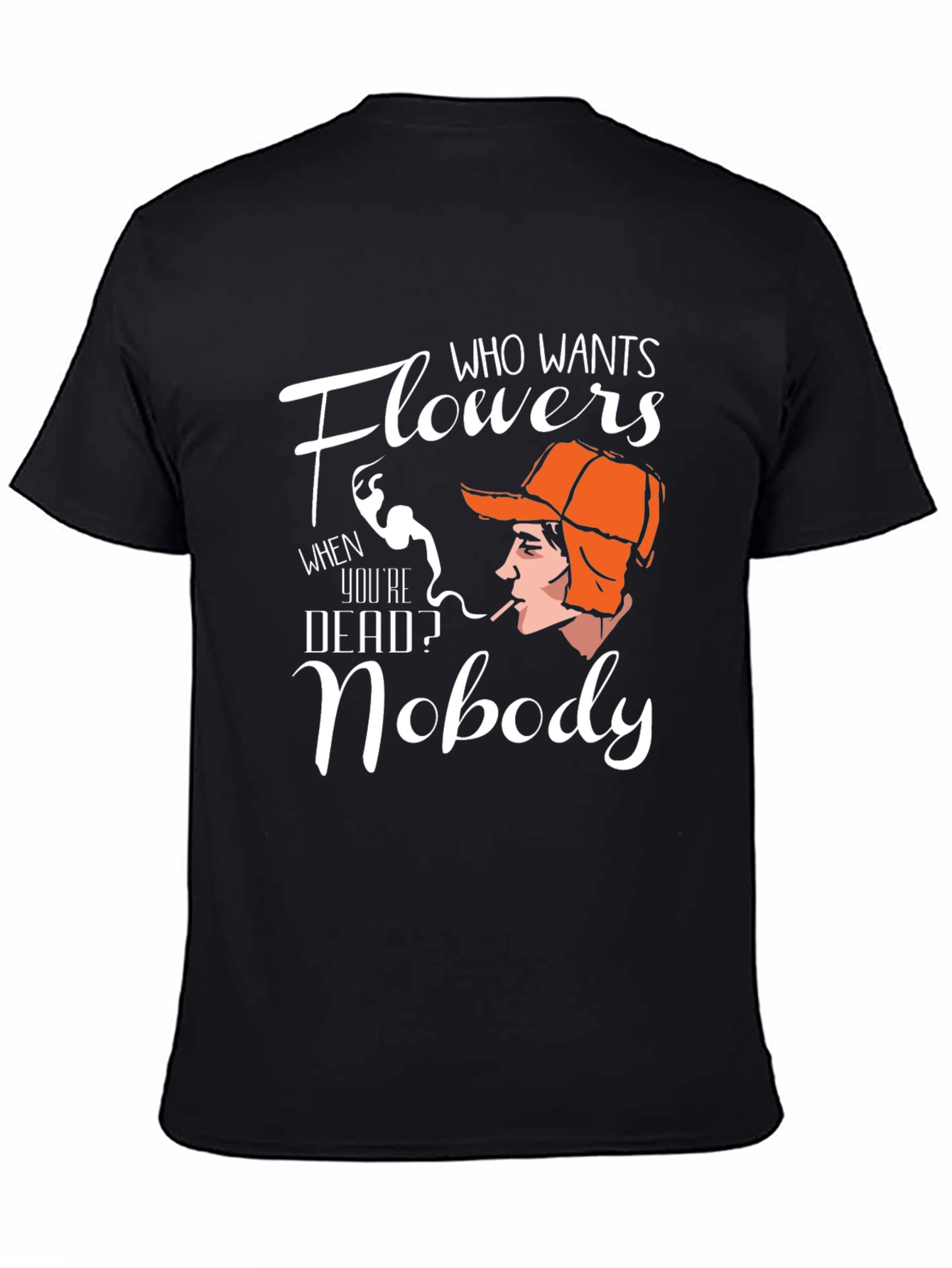 Flowers Nobody T-Shirt