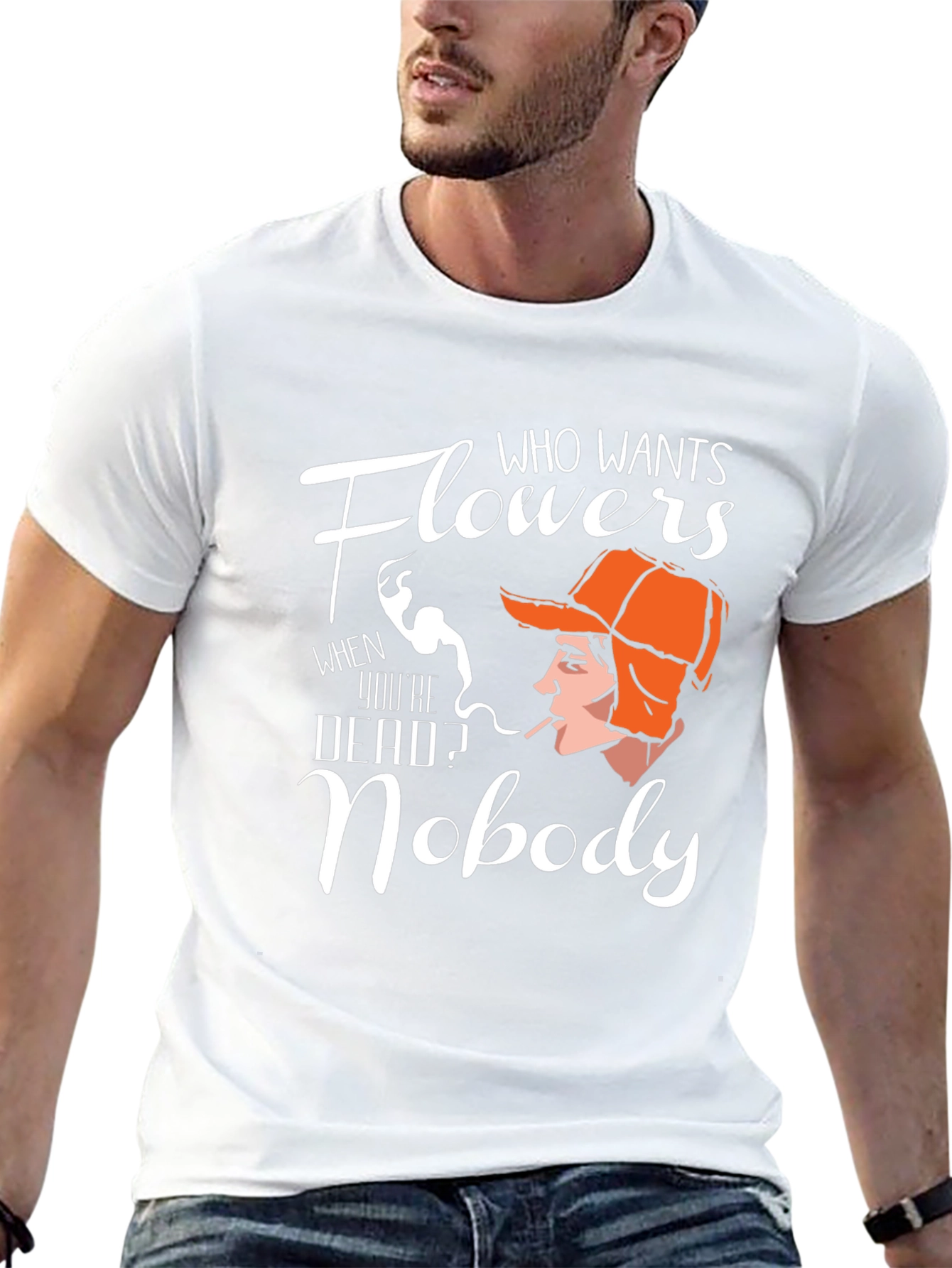 Flowers Nobody T-Shirt