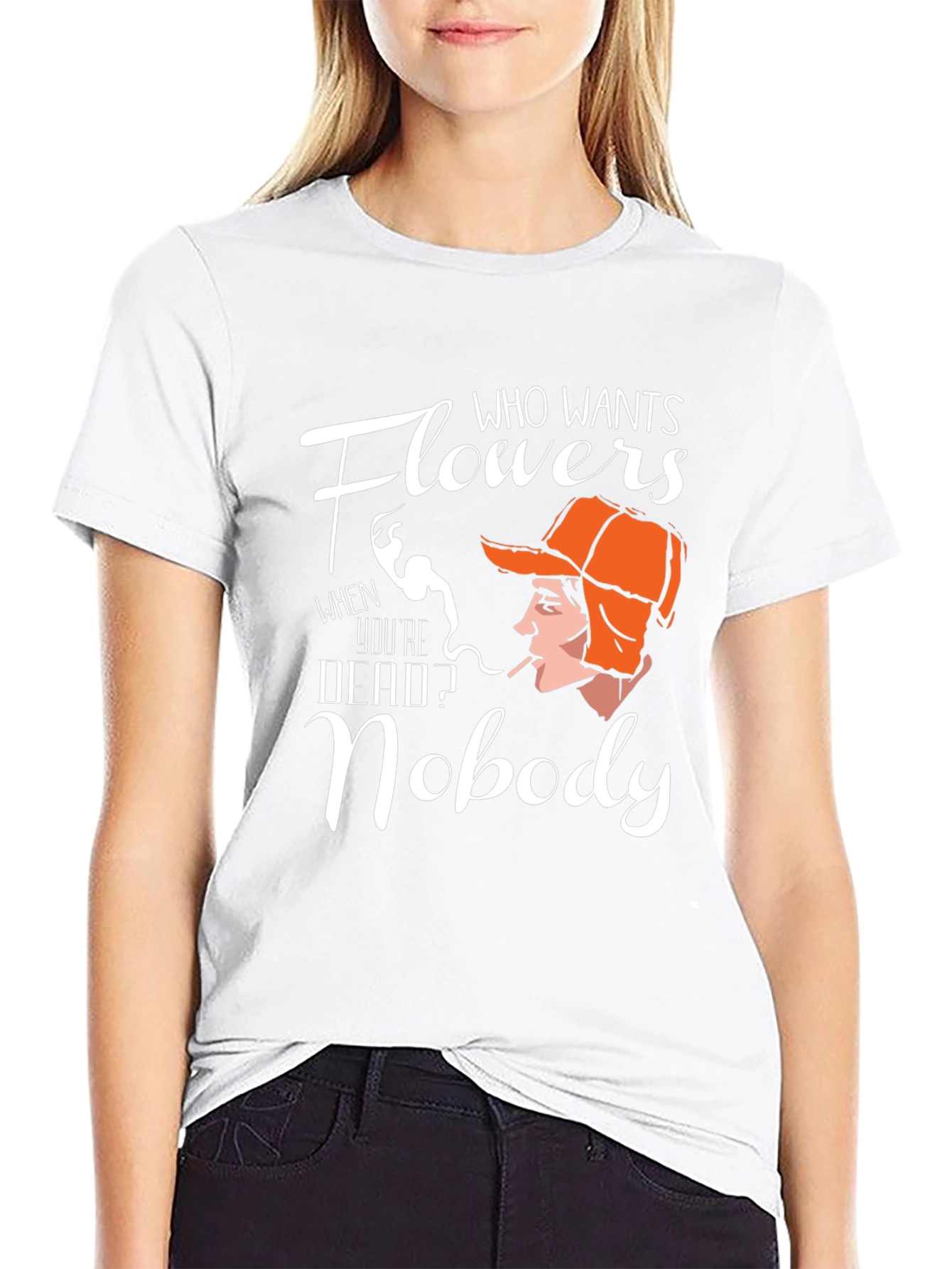 Flowers Nobody T-Shirt
