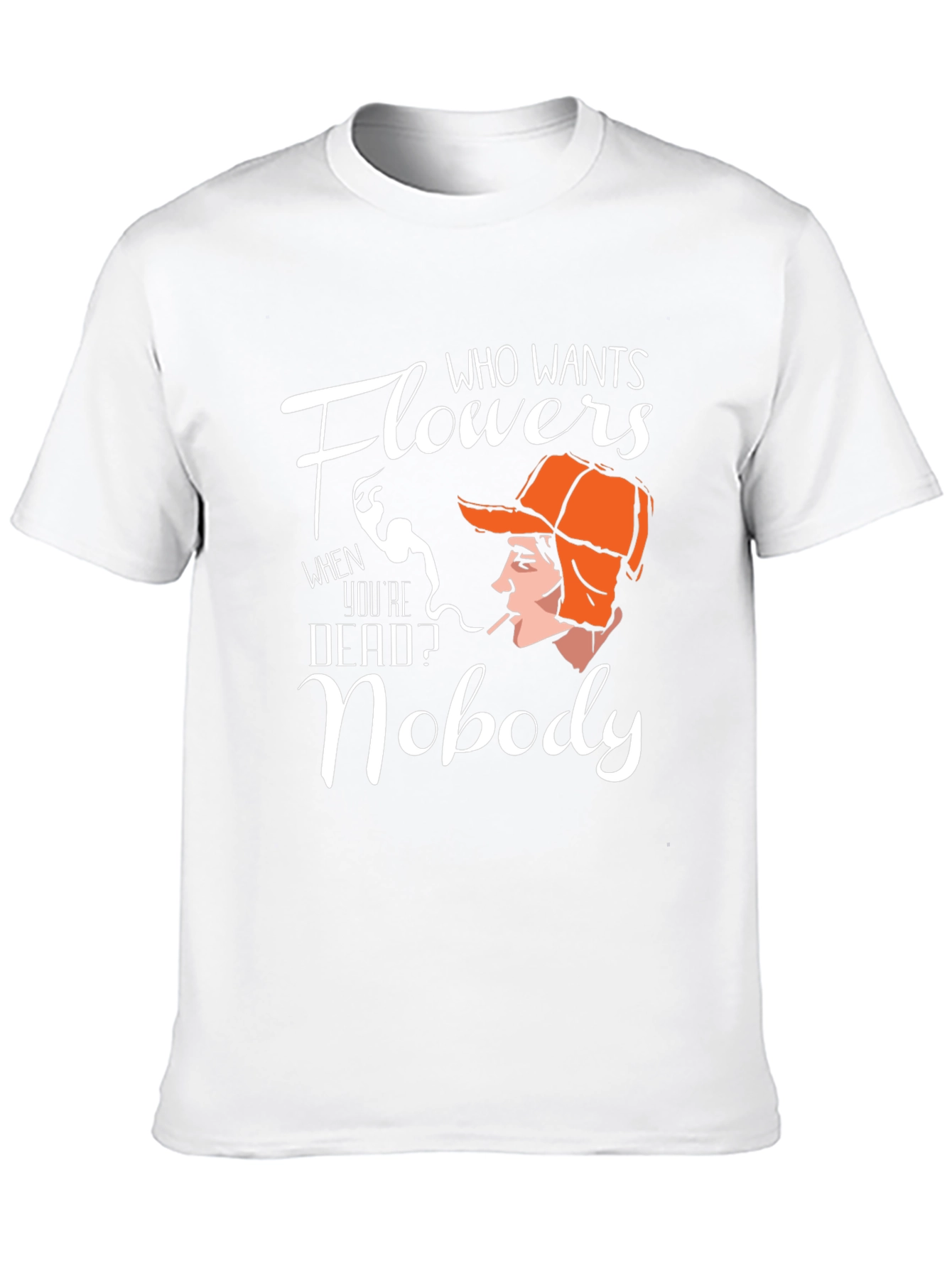 Flowers Nobody T-Shirt