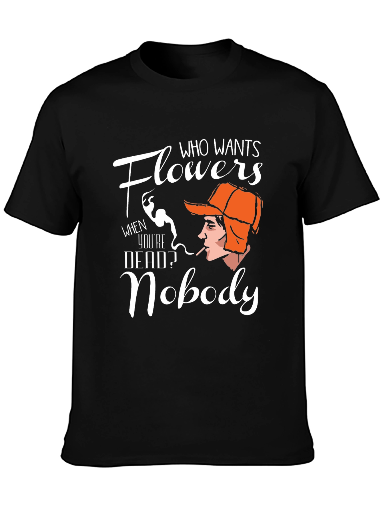 Flowers Nobody T-Shirt