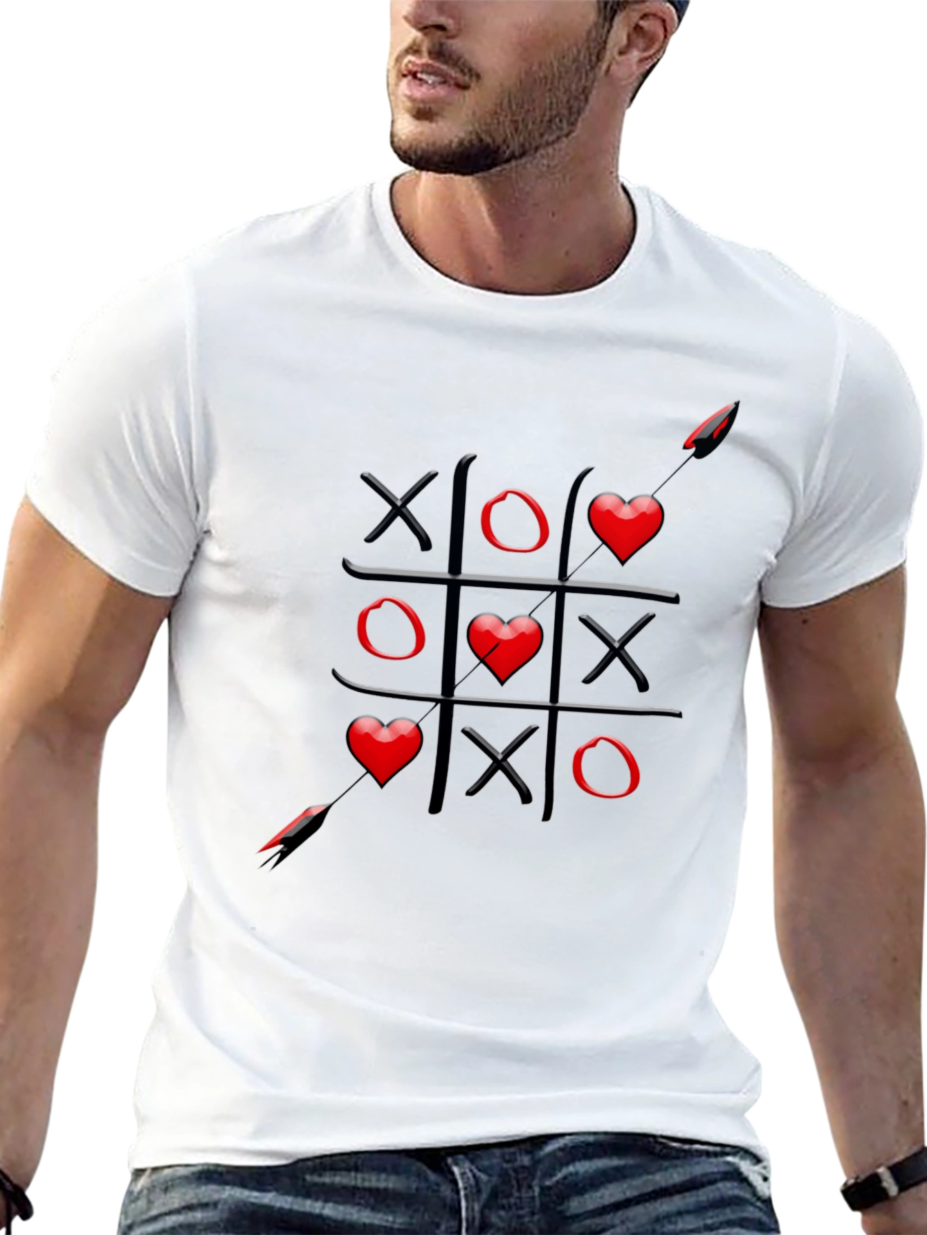 Tic-Tac-Toe Love Wins T-Shirt