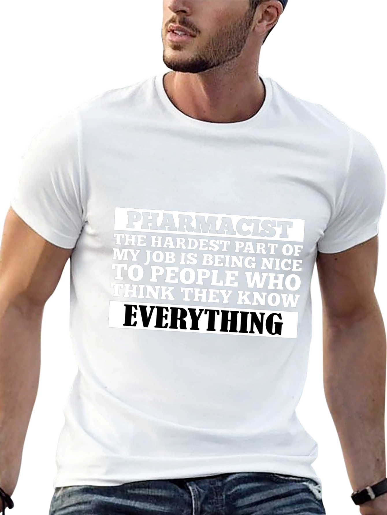 Funny Pharmacist T-Shirt Hardest Part of My Job