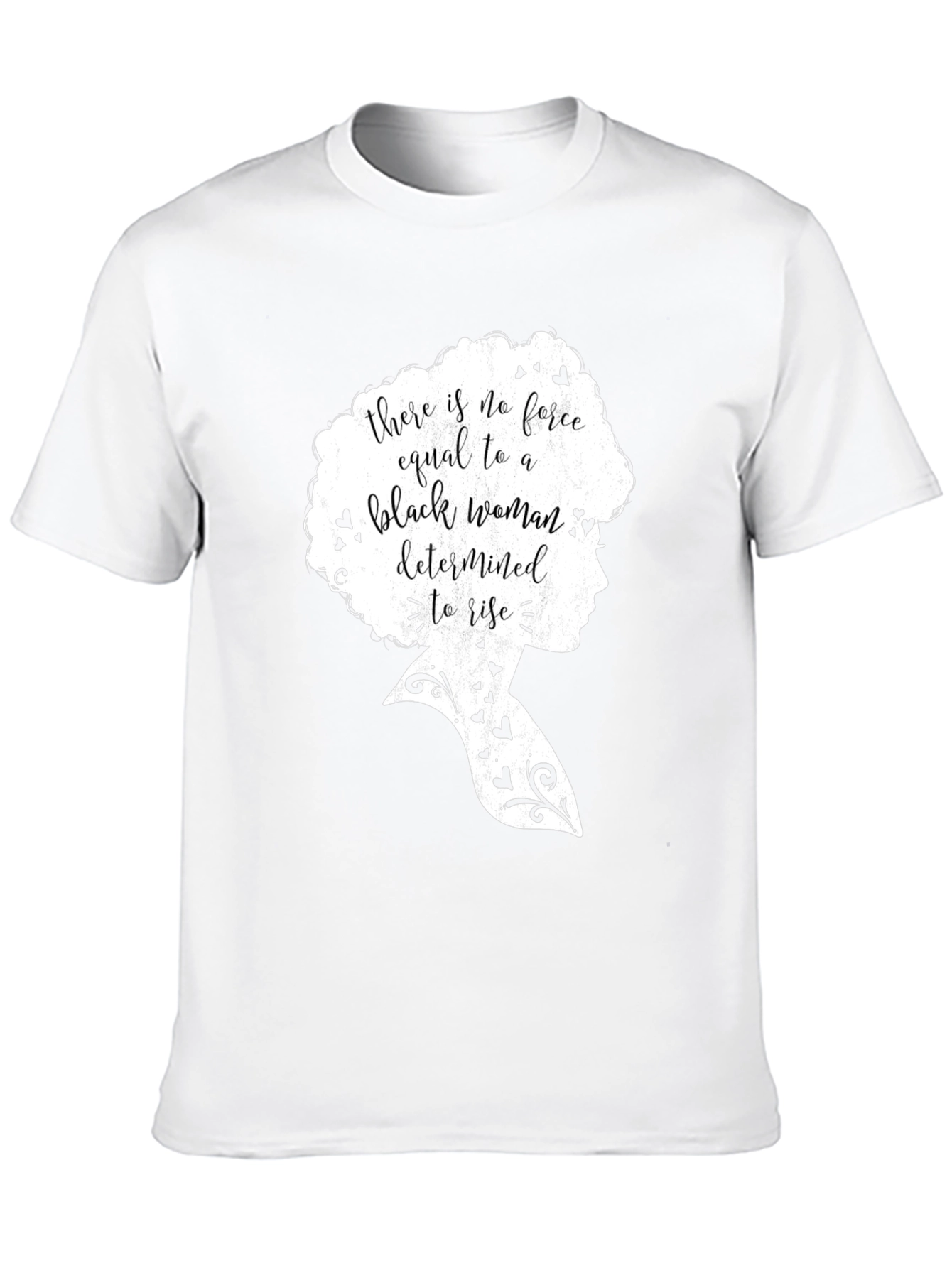 Black Woman Determined T-Shirt