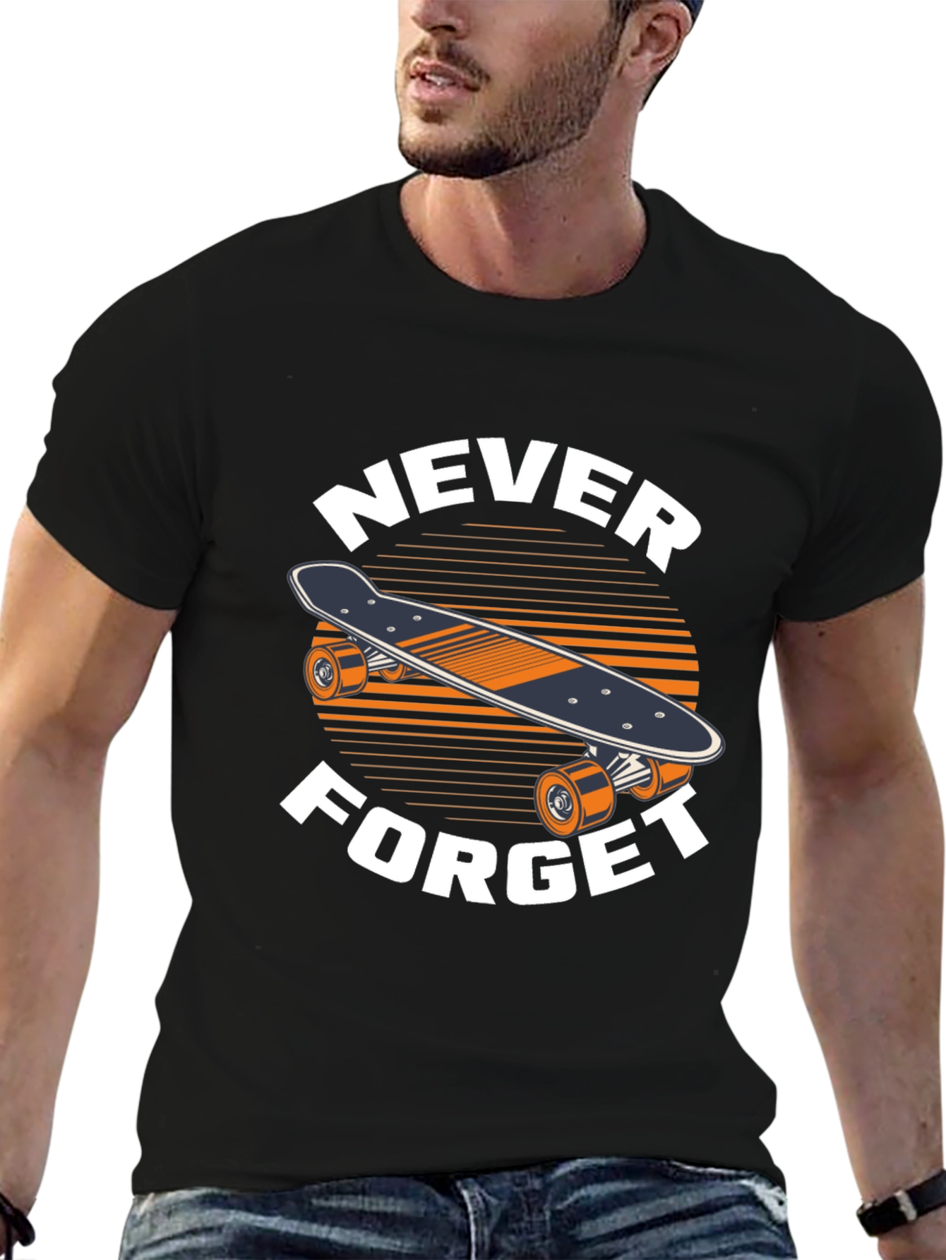 Never Forget Skateboard T-Shirt