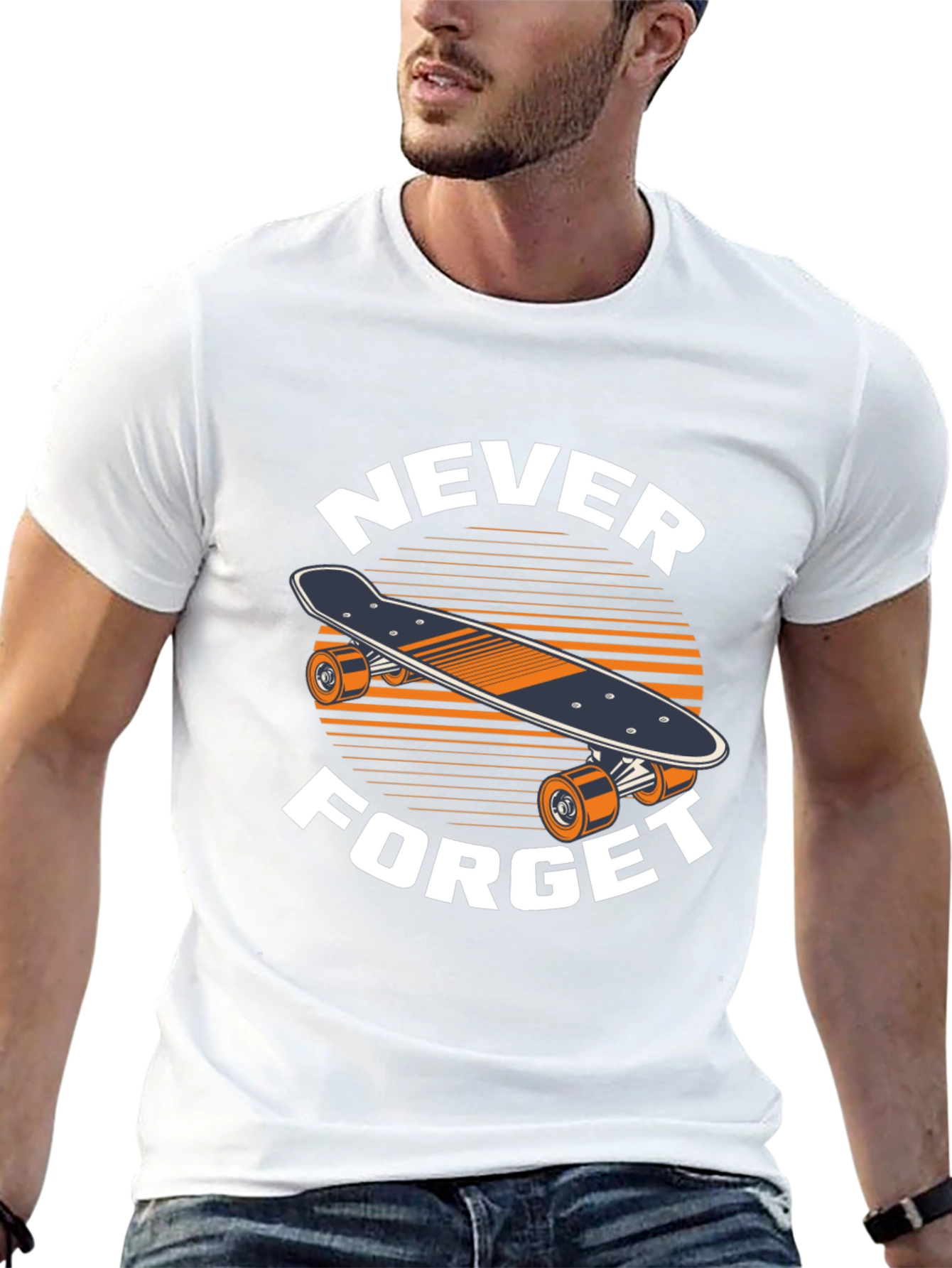 Never Forget Skateboard T-Shirt