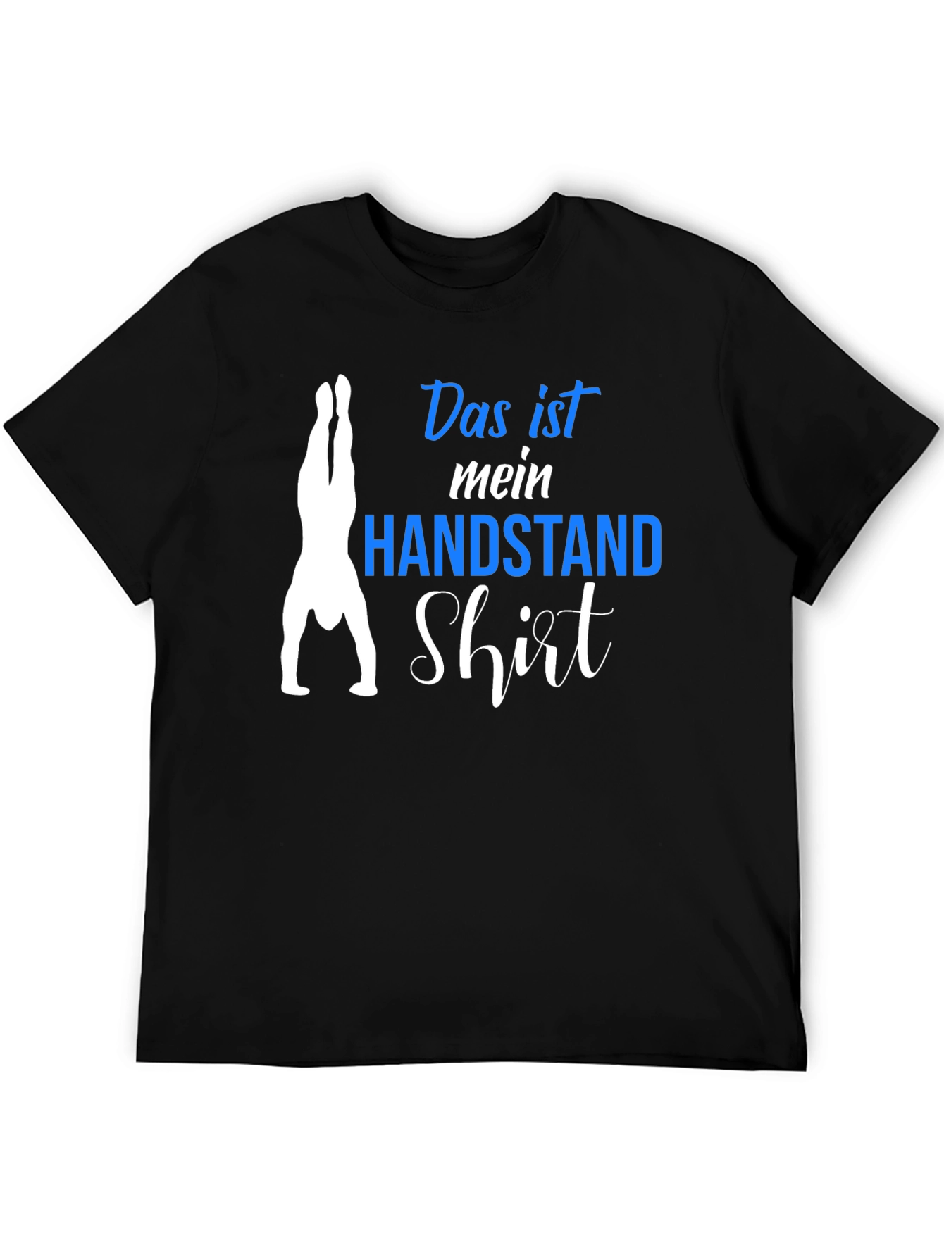 Handstand Shirt - Mens Black Graphic Tee