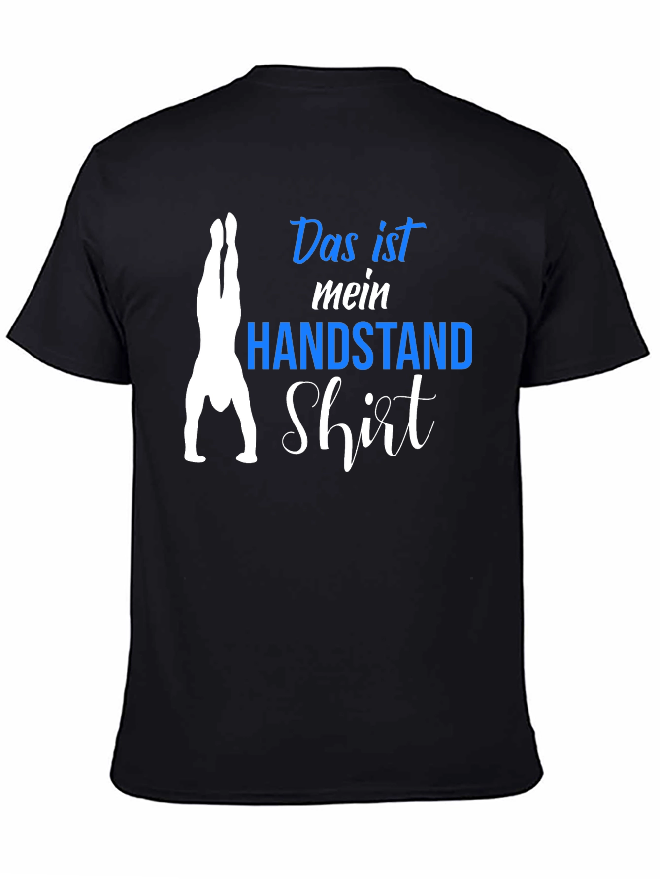 Handstand Shirt - Mens Black Graphic Tee