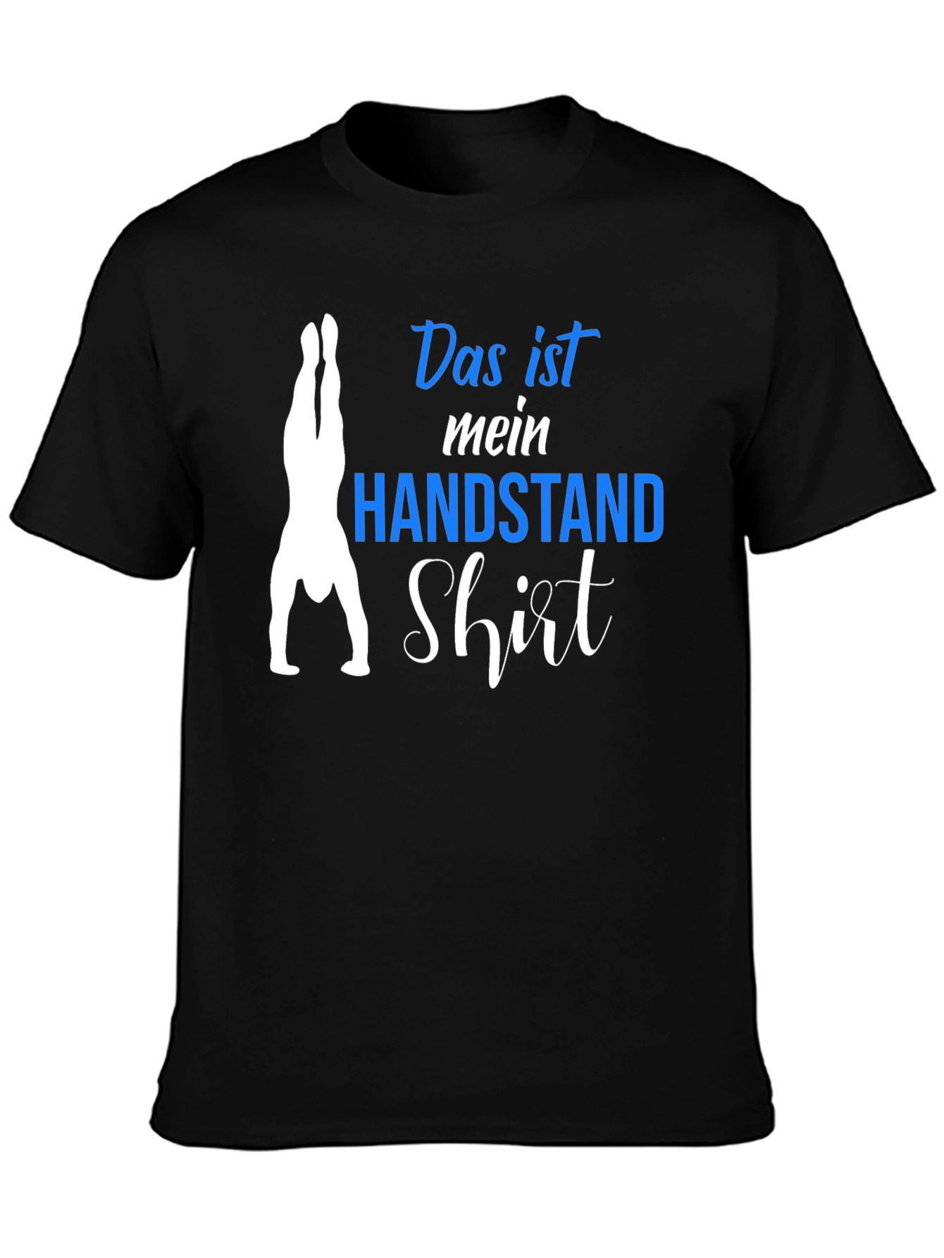 Handstand Shirt - Mens Black Graphic Tee