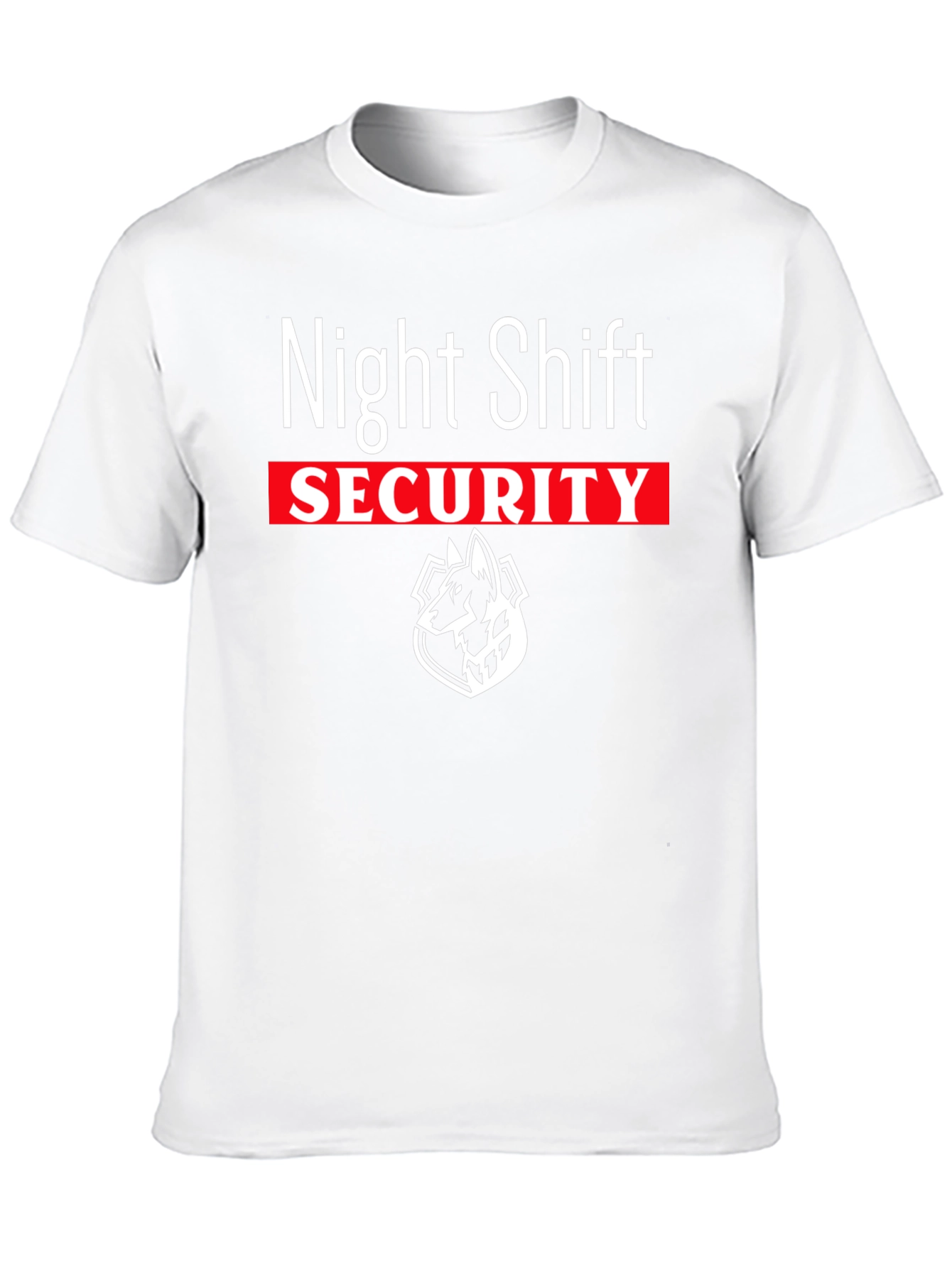 Night Shift Security T-Shirt - Guard Dog Design