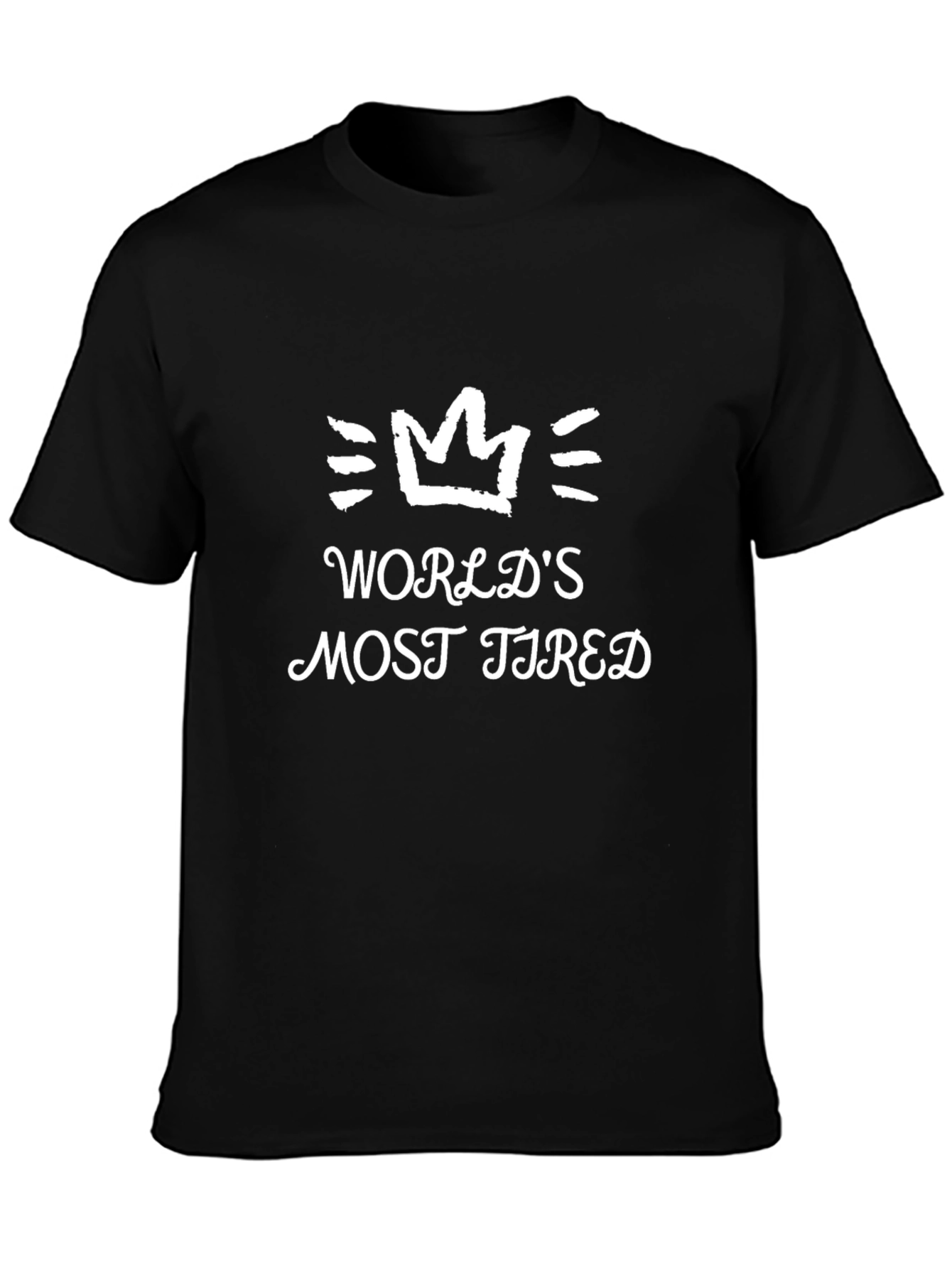 Worlds Most Tired Graphic Tee - Black
