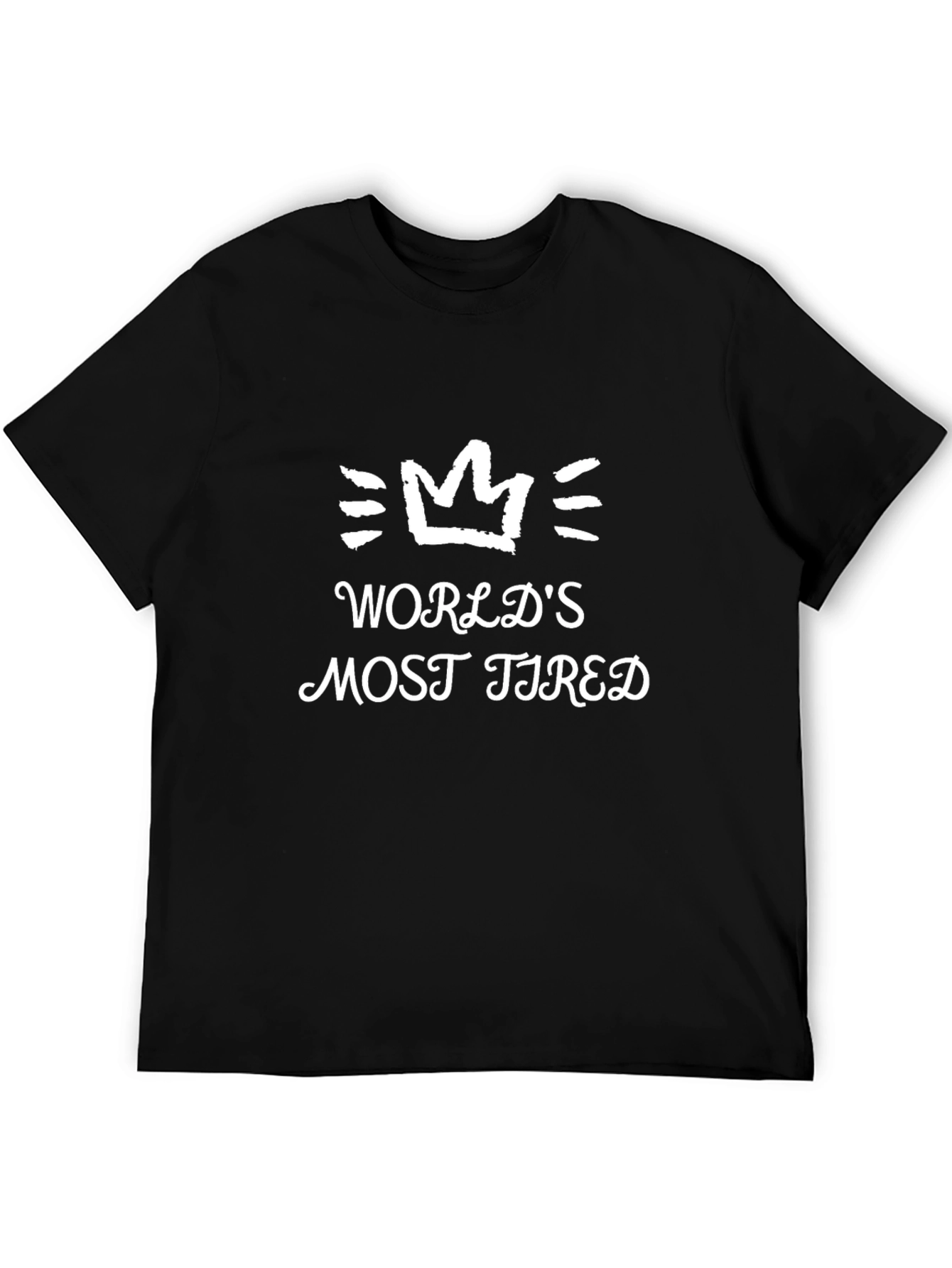 Worlds Most Tired Graphic Tee - Black
