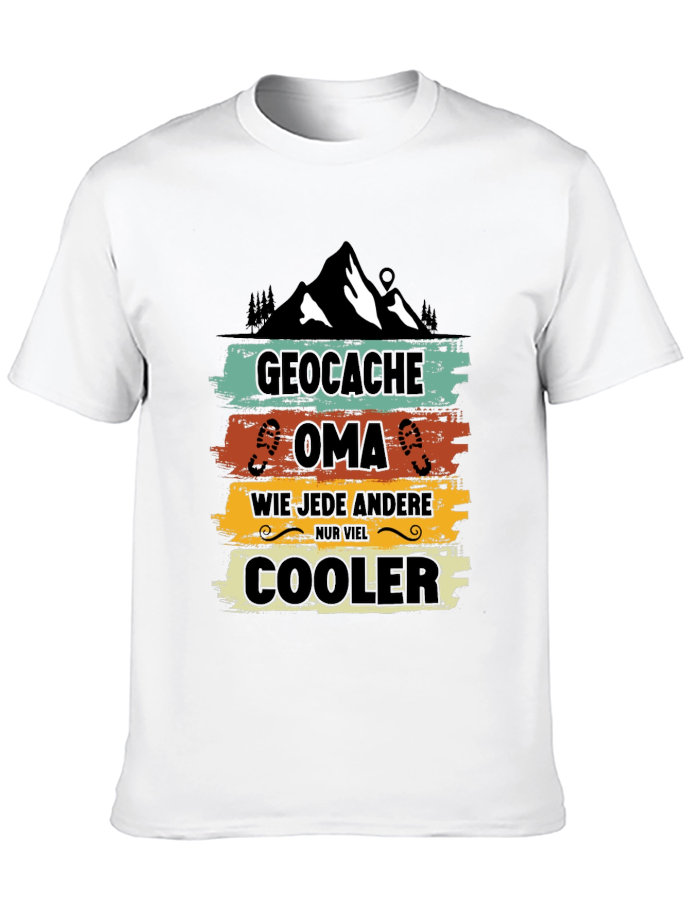 Geocache Oma Cooler T-Shirt - Outdoor Adventure Tee