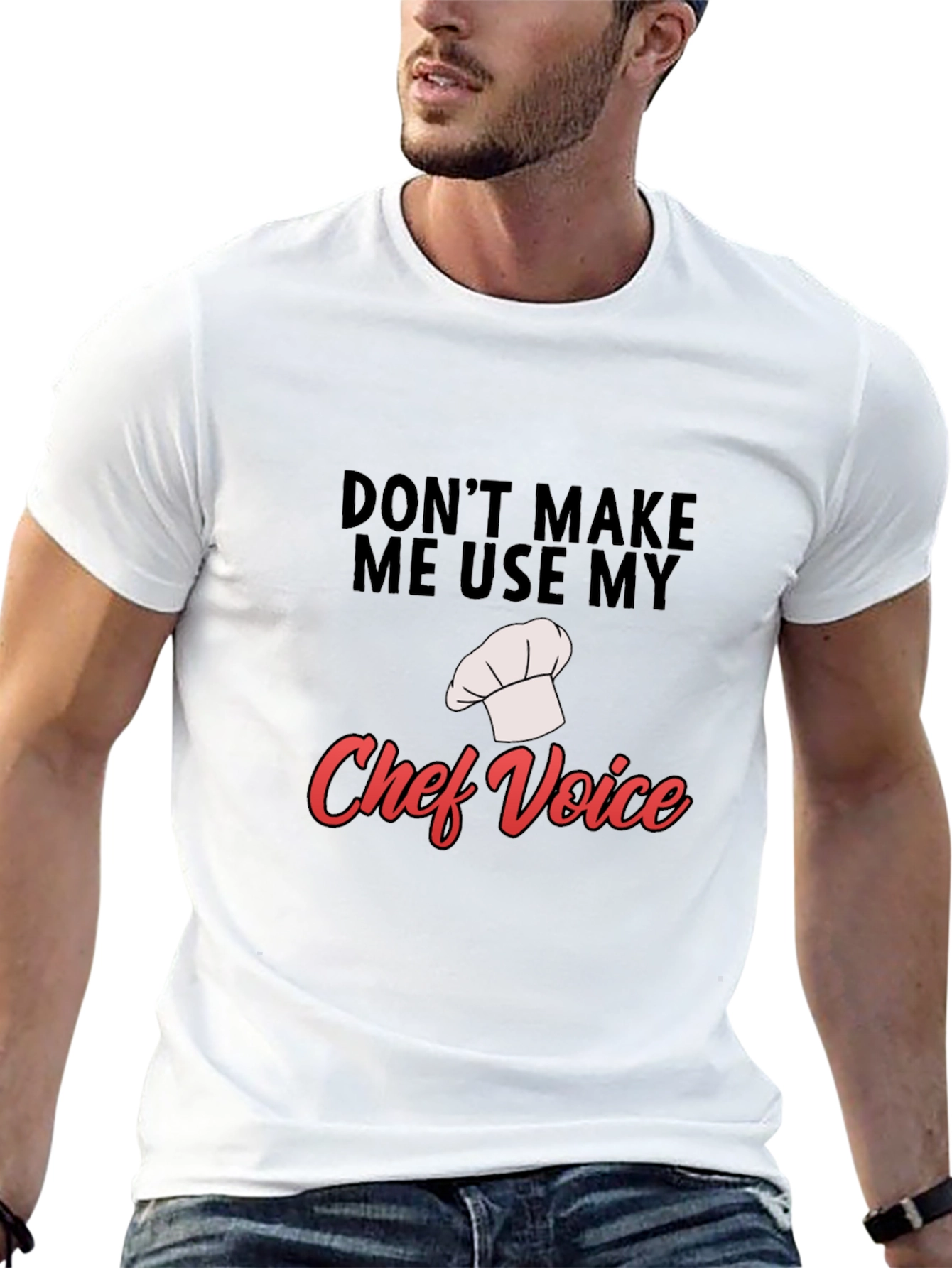 Chef Voice Graphic Tee - Funny Cook Shirt